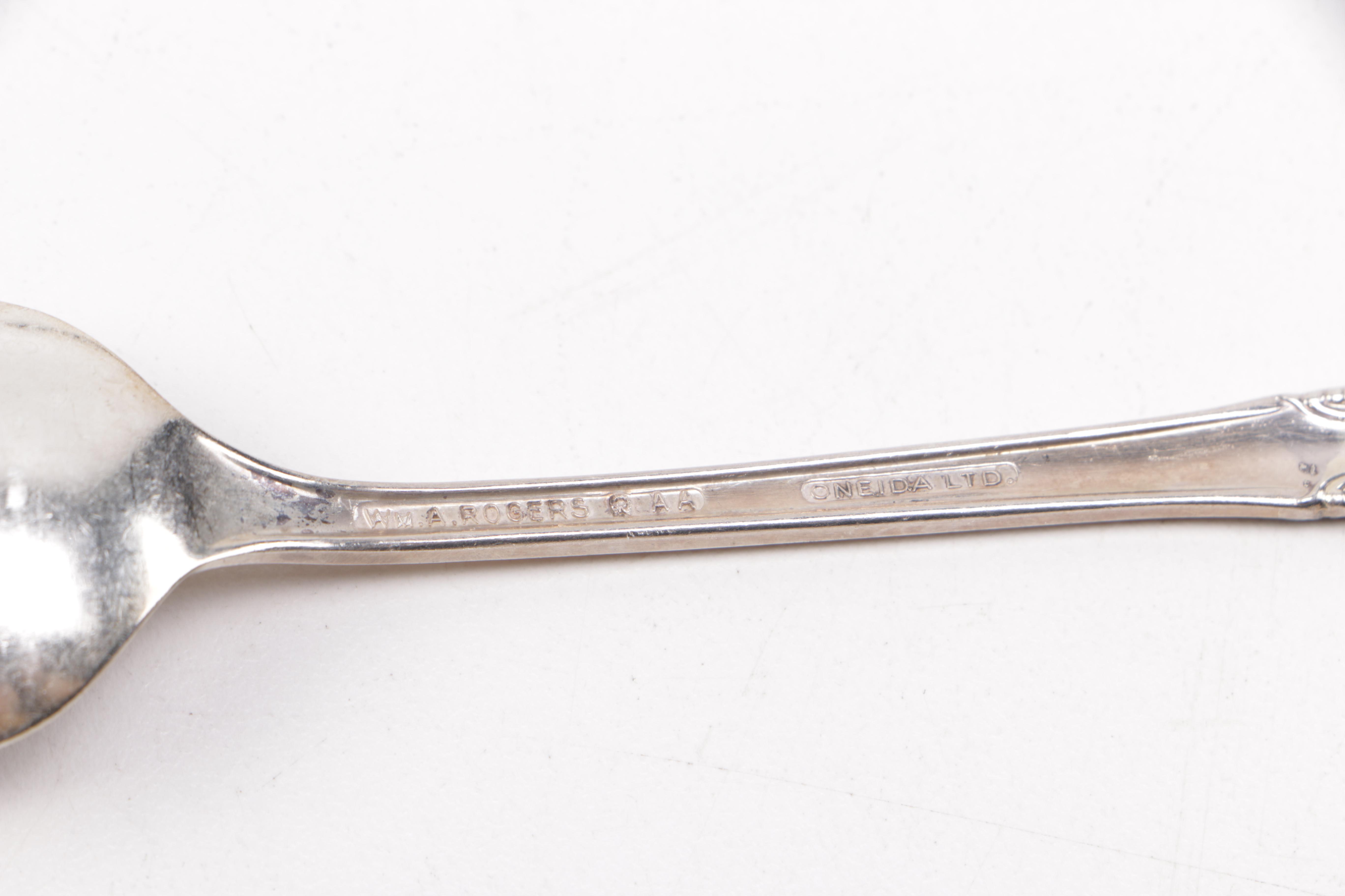 Silver Plate Flatware Including Lunt Silversmiths