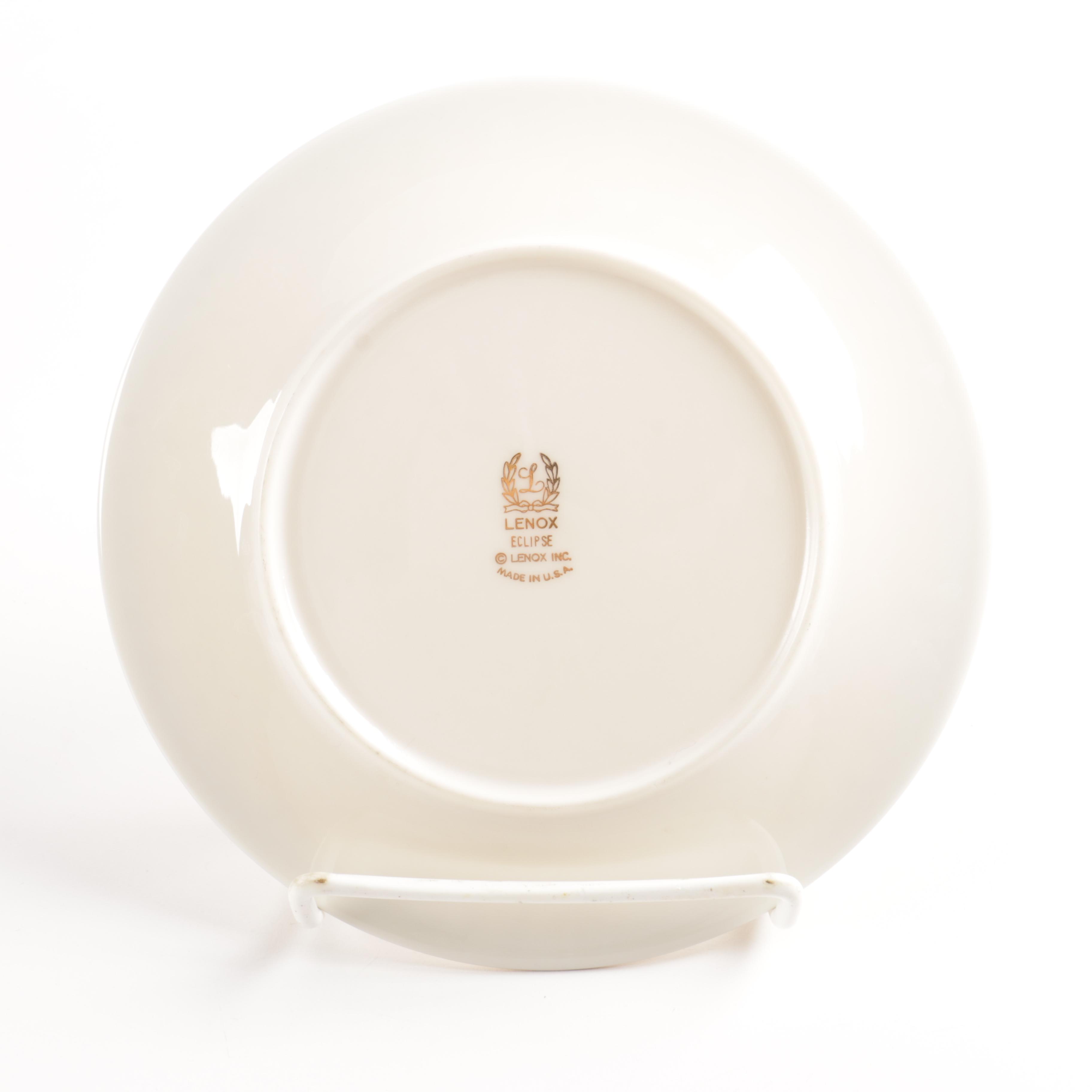 Twelve Lenox "Eclipse" Place Settings
