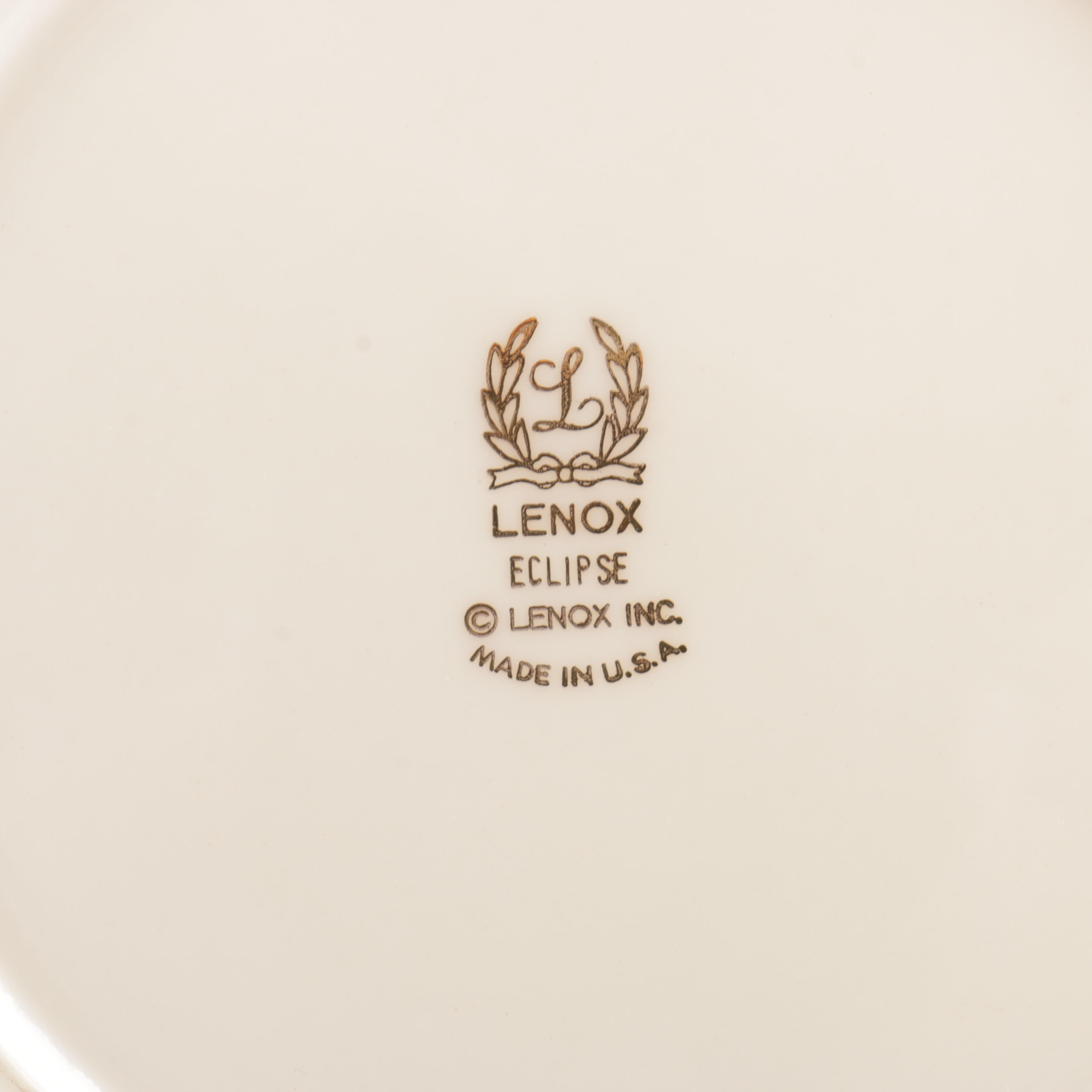 Twelve Lenox "Eclipse" Place Settings