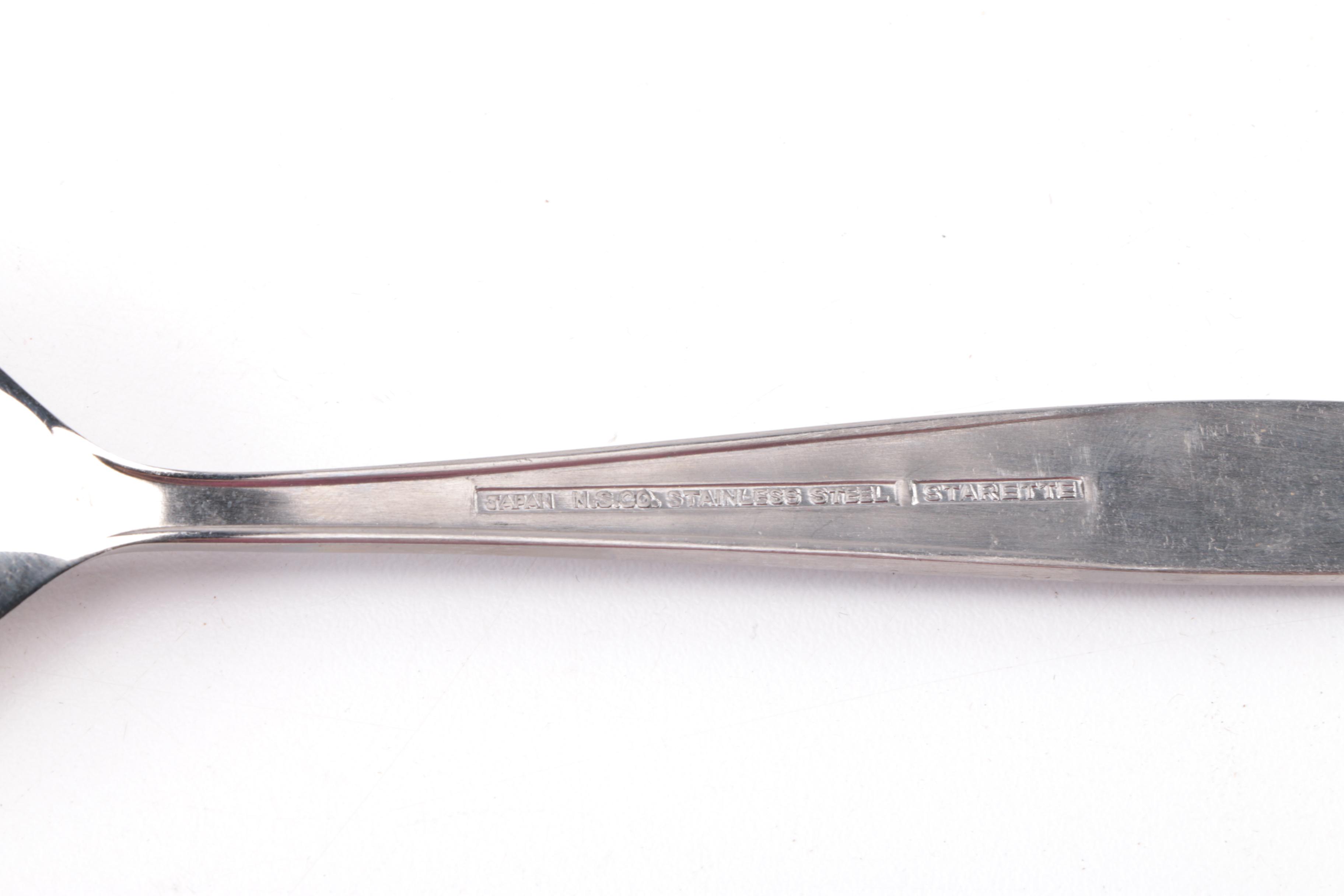 National Silver Co. "Starette" Stainless Flatware