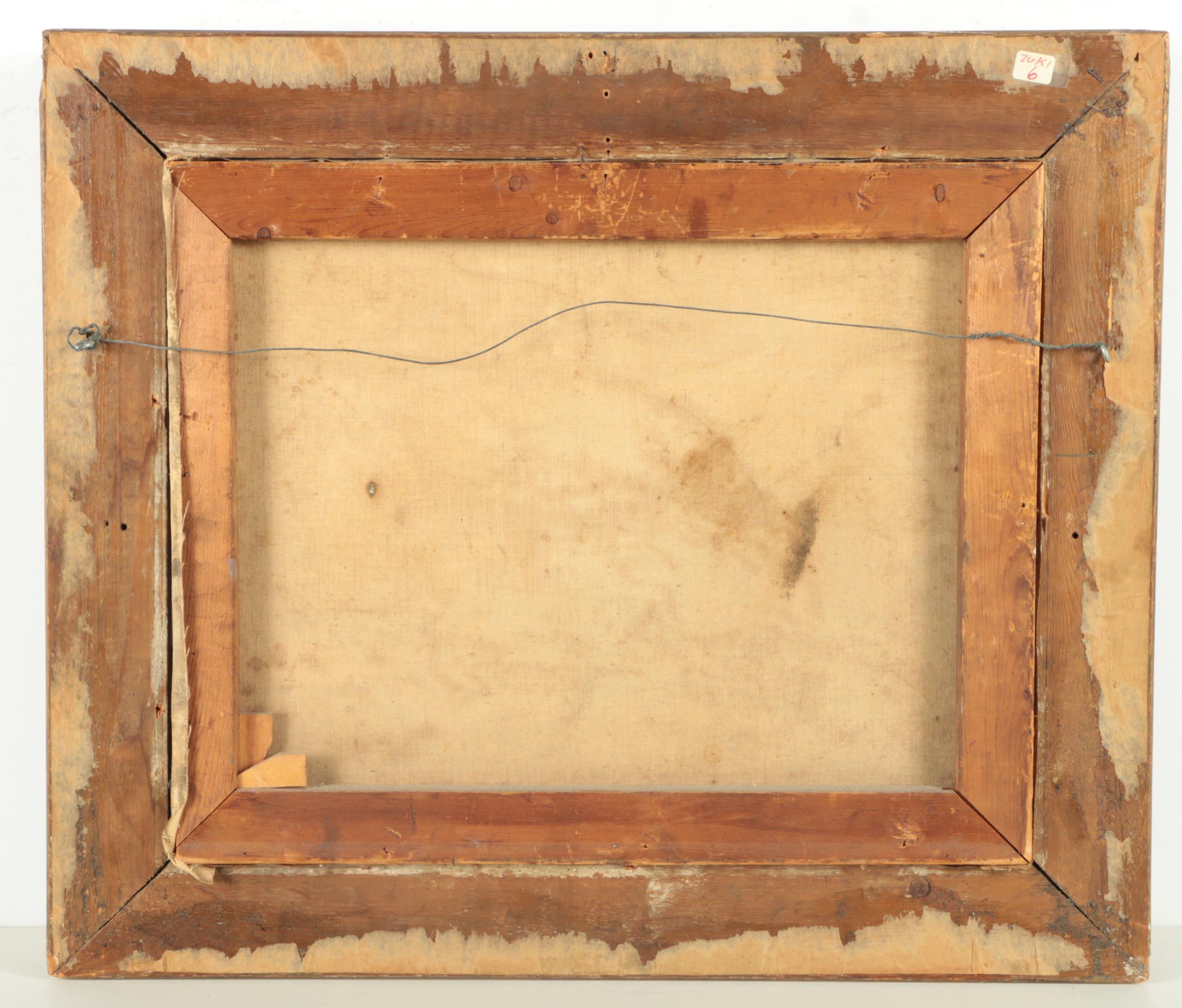 Durant Oil Painting of a Pastoral Landscape