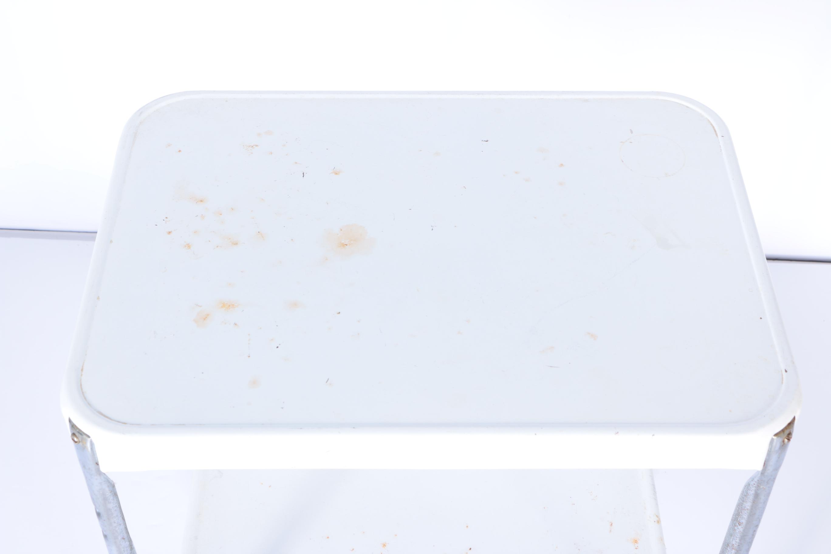 Vintage Cosco Rolling Metal Kitchen Cart