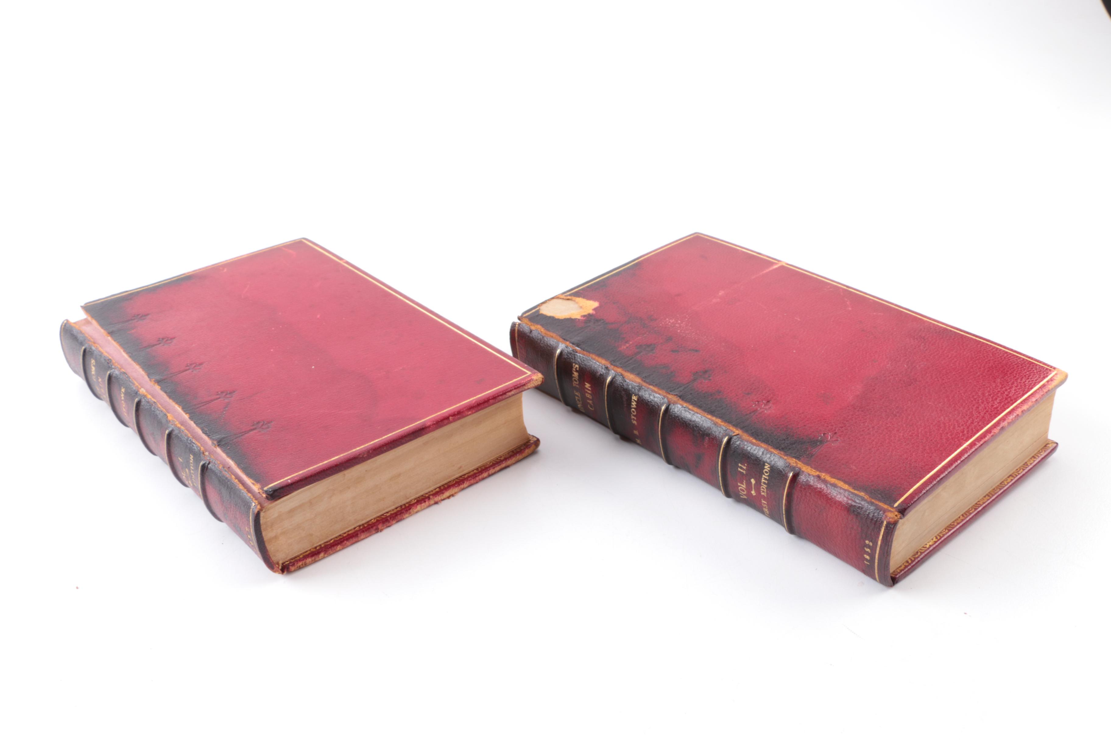 1852 Early Edition "Uncle Tom's Cabin" by Harriet Beecher Stowe