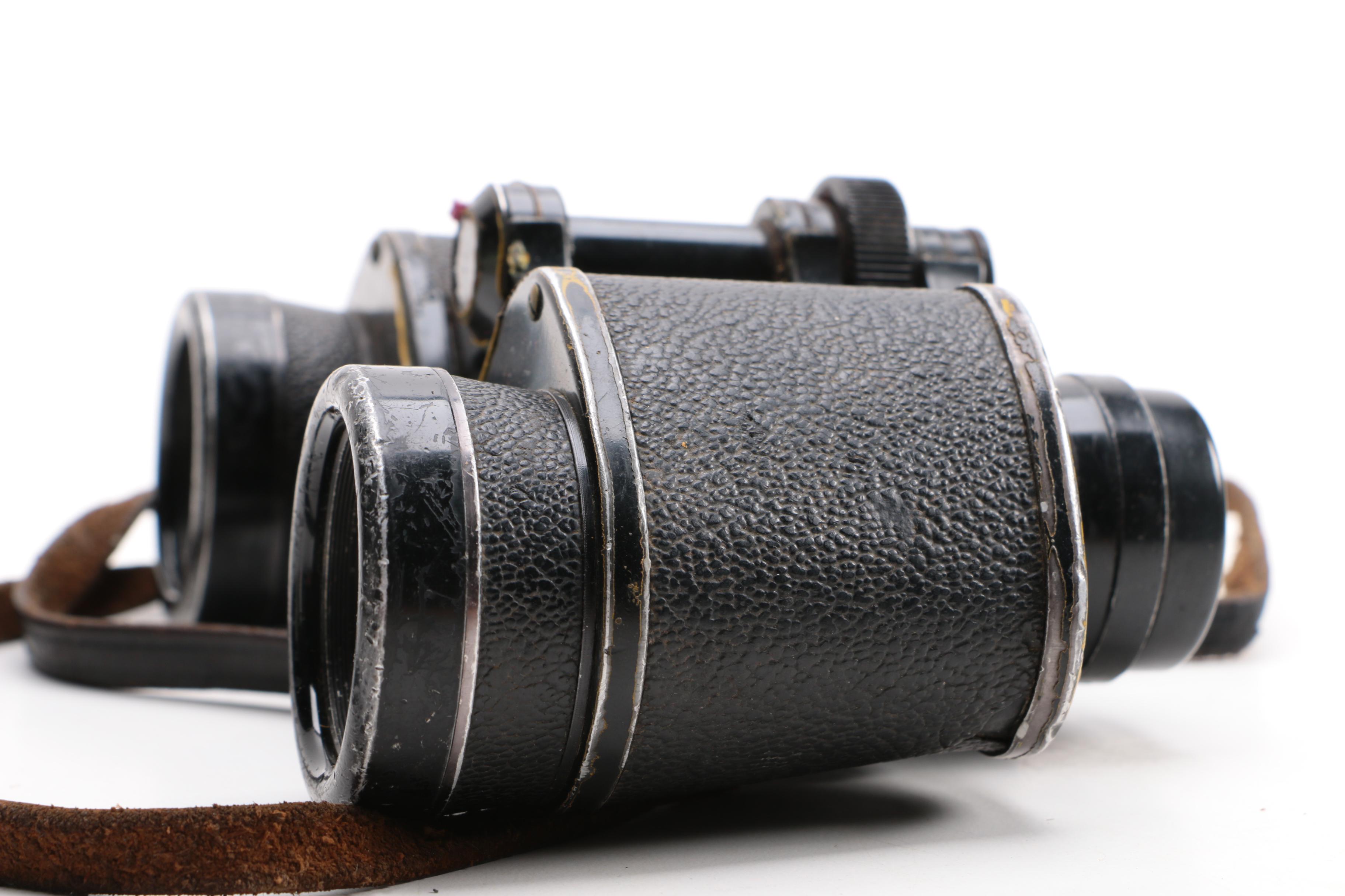 Nikon Binoculars with Leather Carrying Case