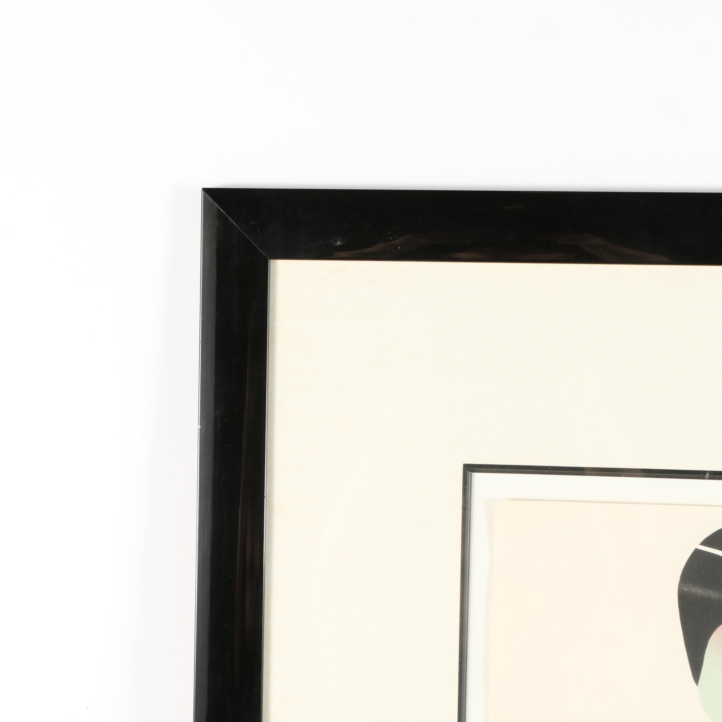 Robin Morris Limited Edition Lithograph on Paper "Rivals"