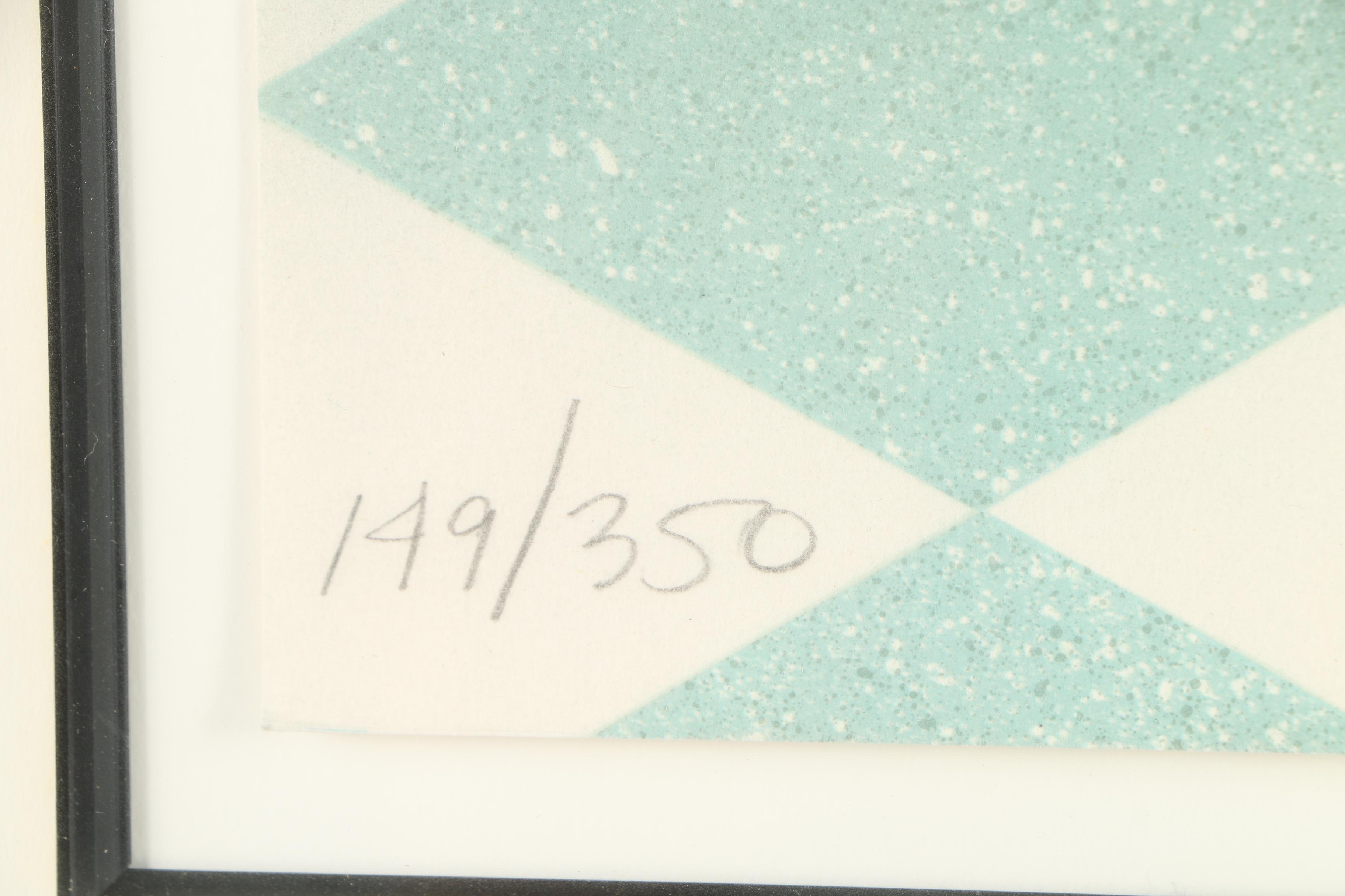 Robin Morris Limited Edition Lithograph on Paper "Rivals"