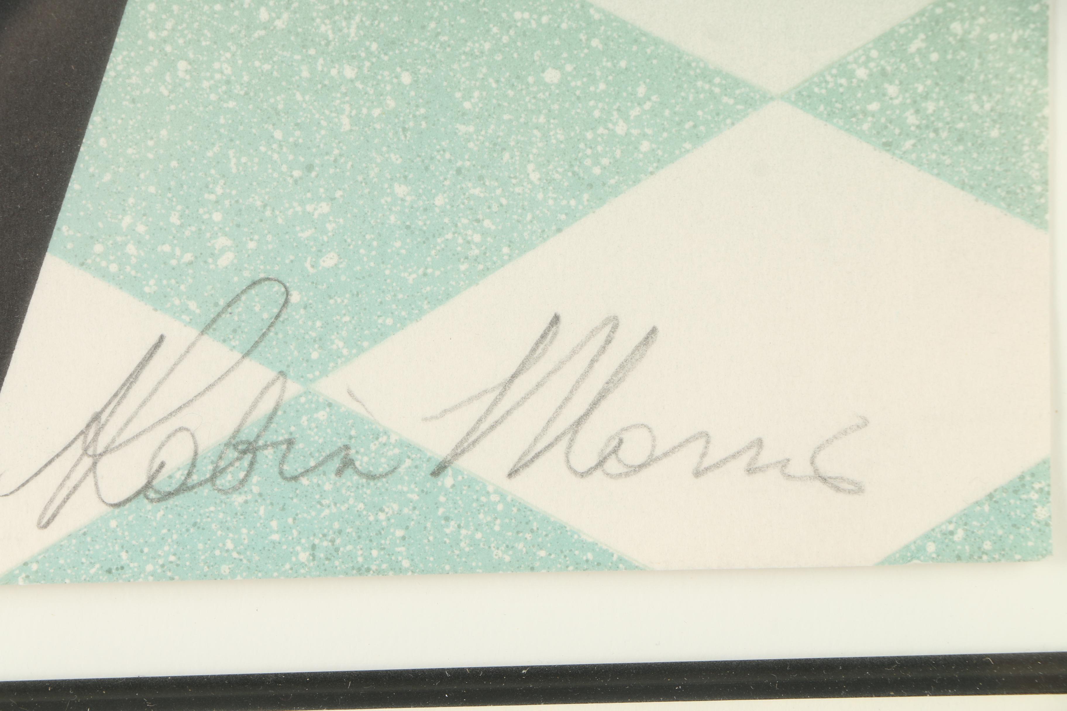 Robin Morris Limited Edition Lithograph on Paper "Rivals"