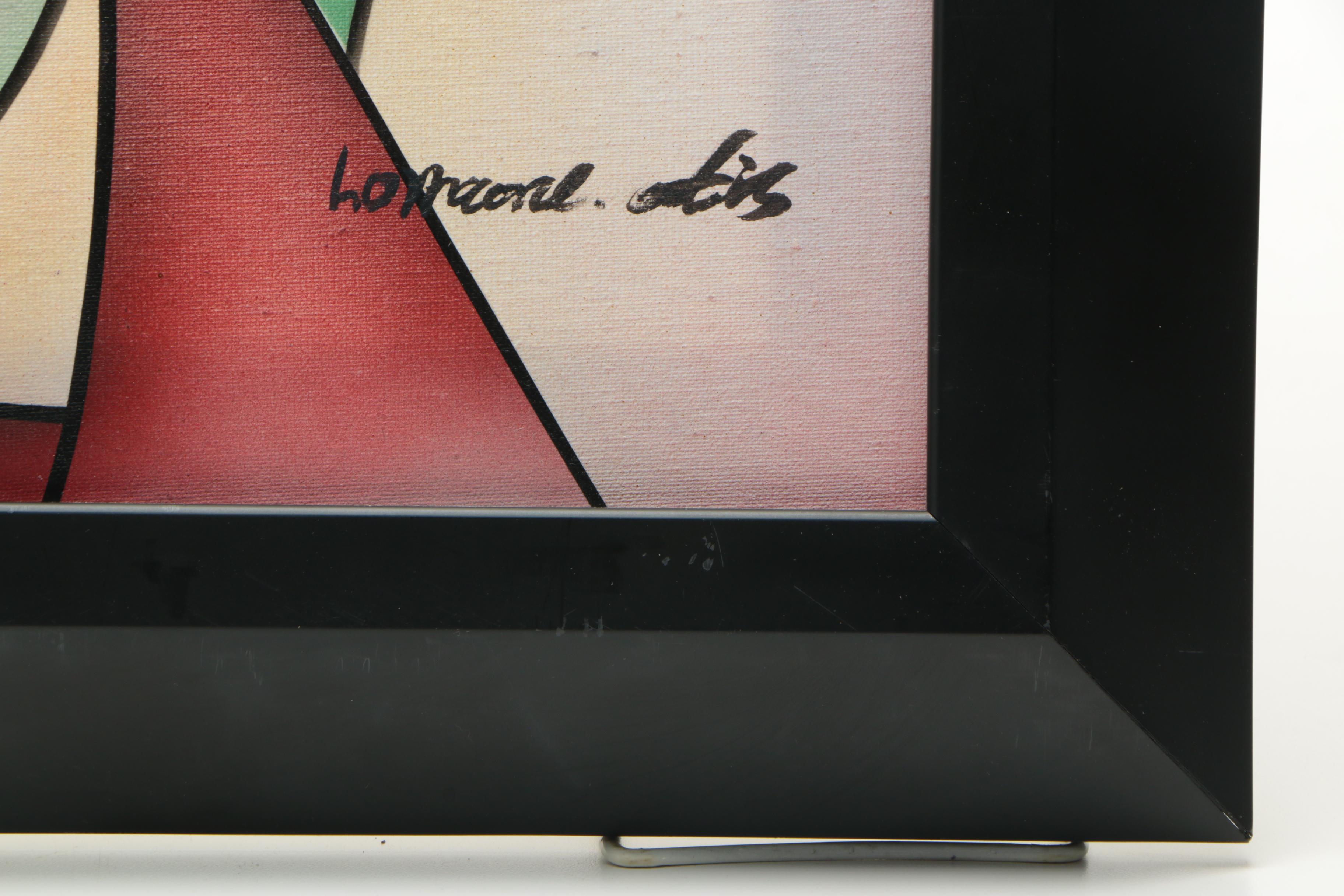 L. Otis Airbrushed Painting on Canvas