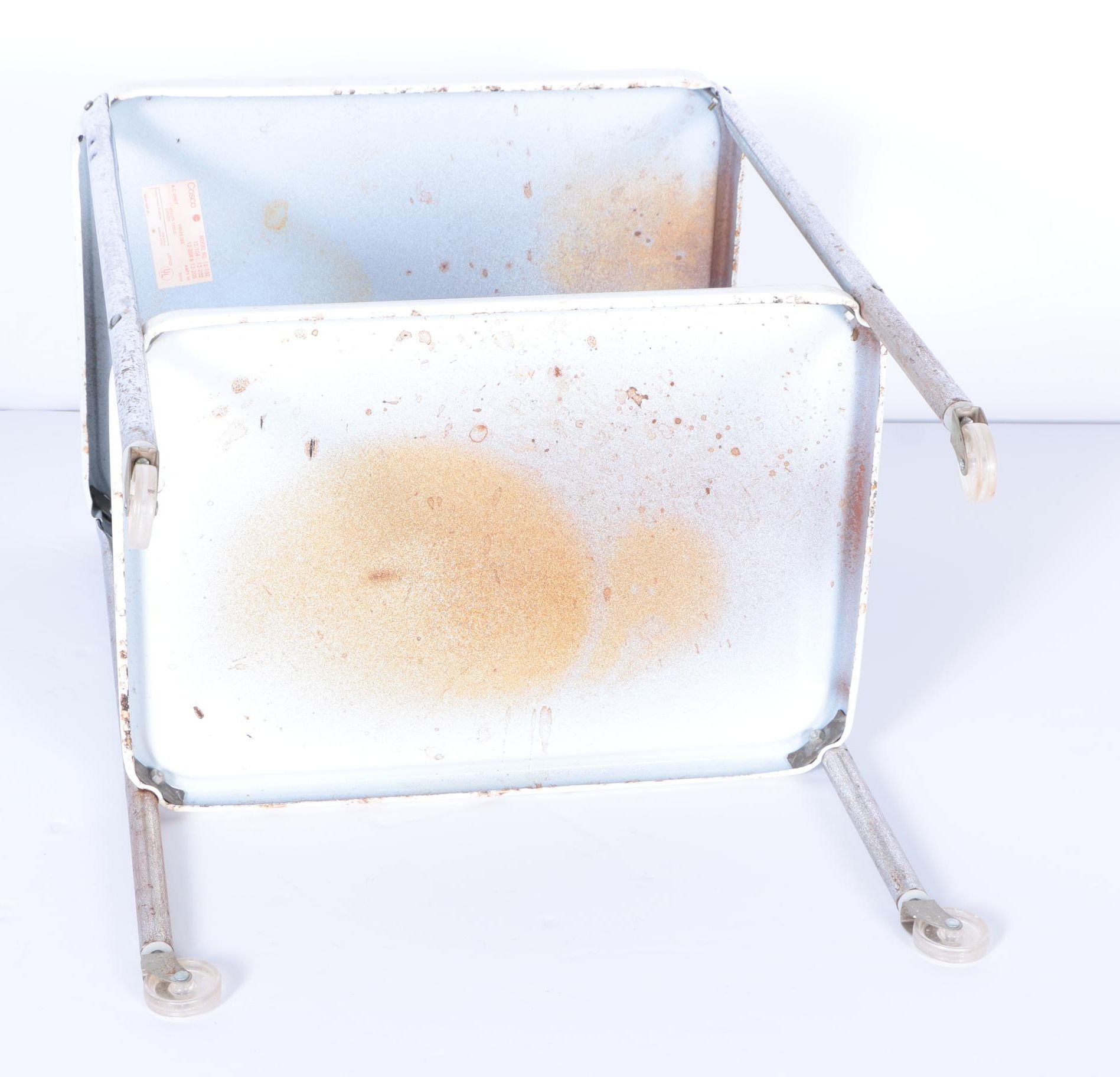 Vintage Cosco Rolling Metal Kitchen Cart