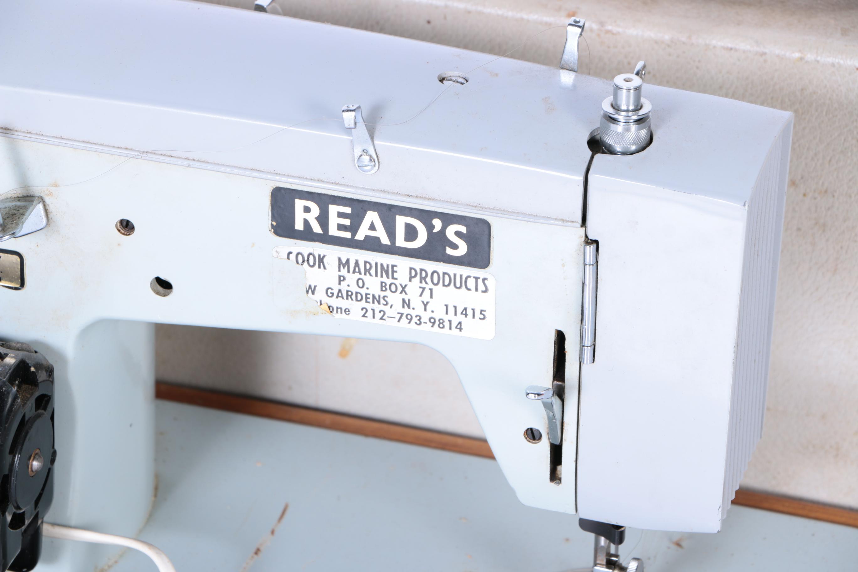 Read's Sailmaker Sewing Machine With Case