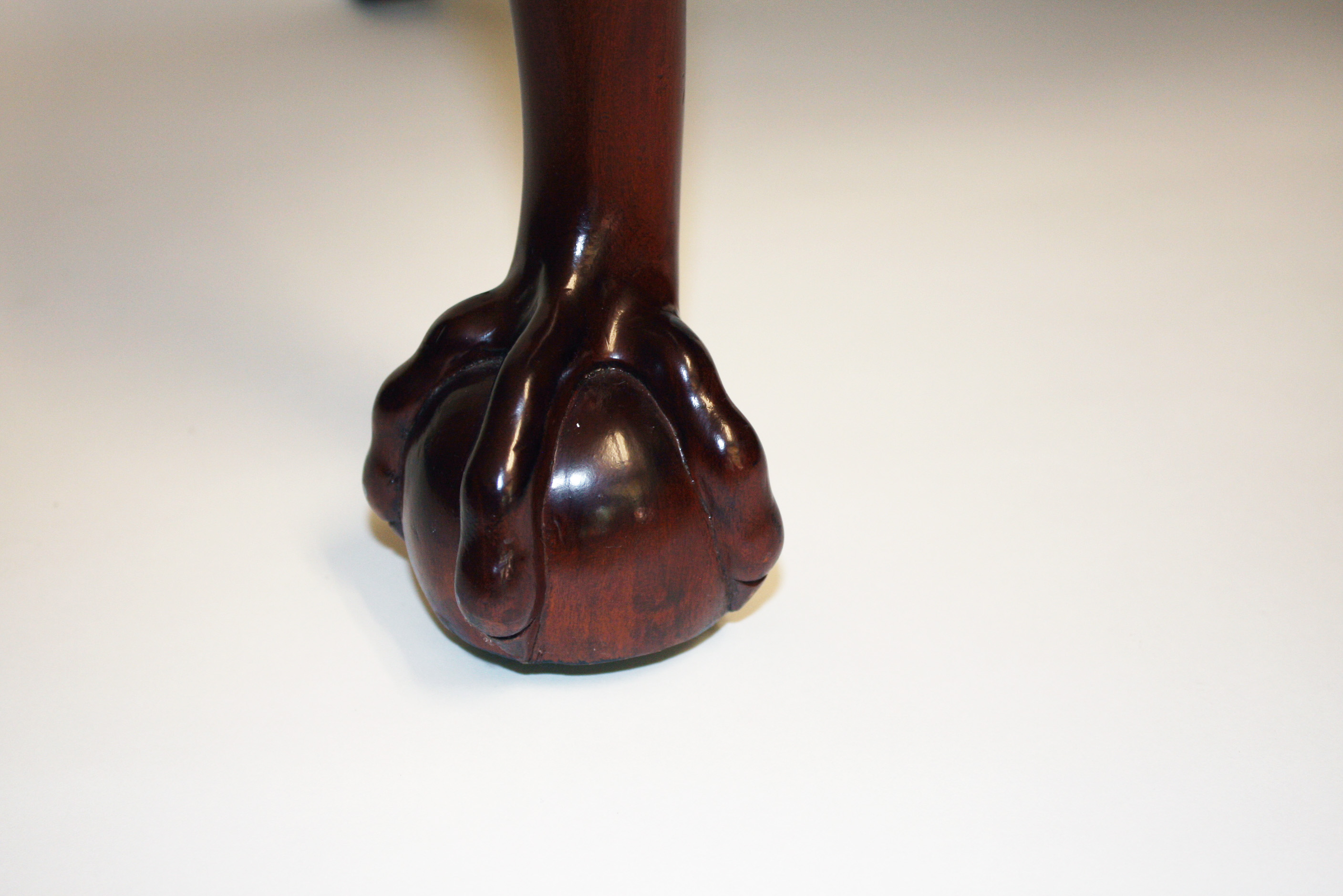 Six Mahogany Chippendale Style Dining Chairs