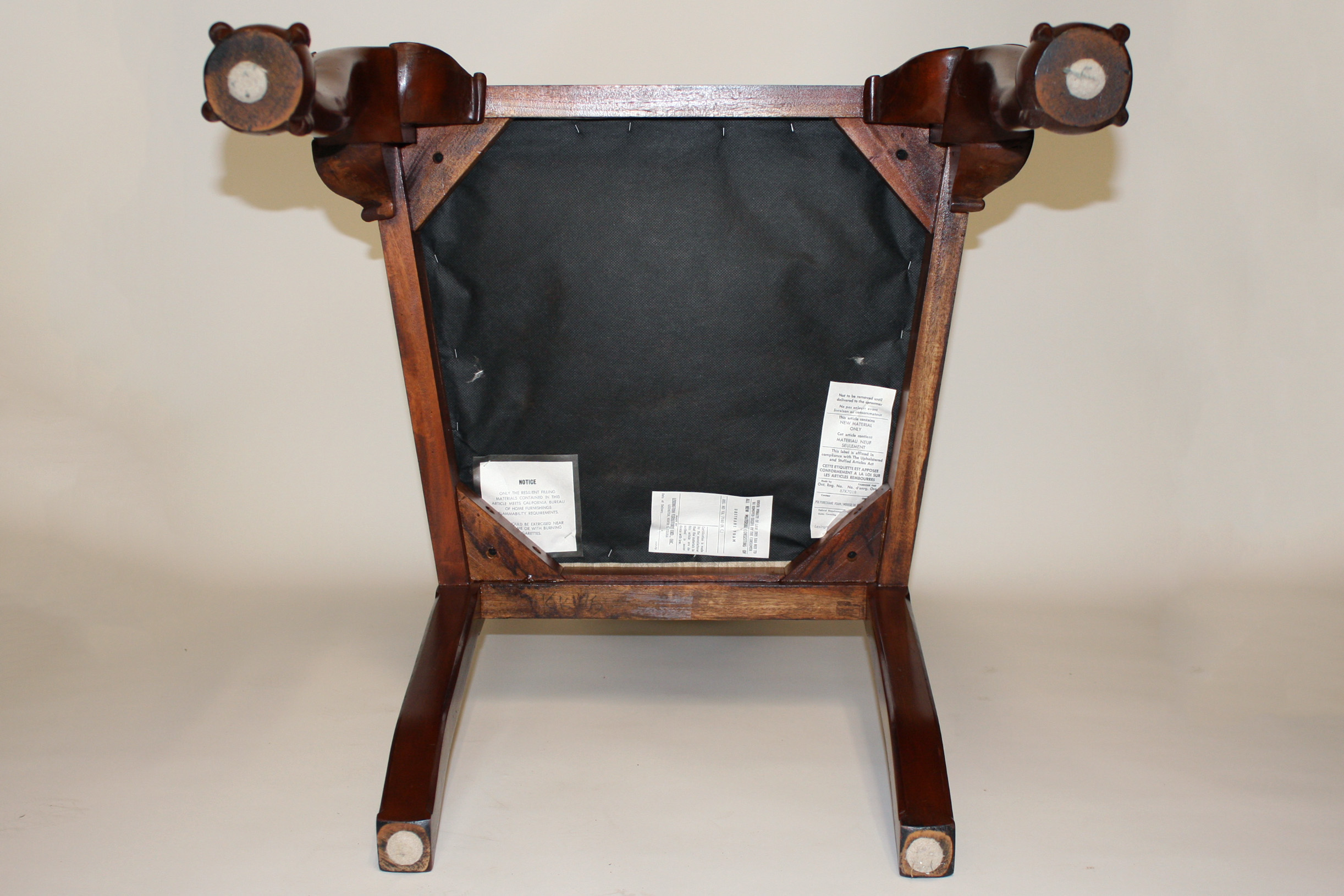 Six Mahogany Chippendale Style Dining Chairs