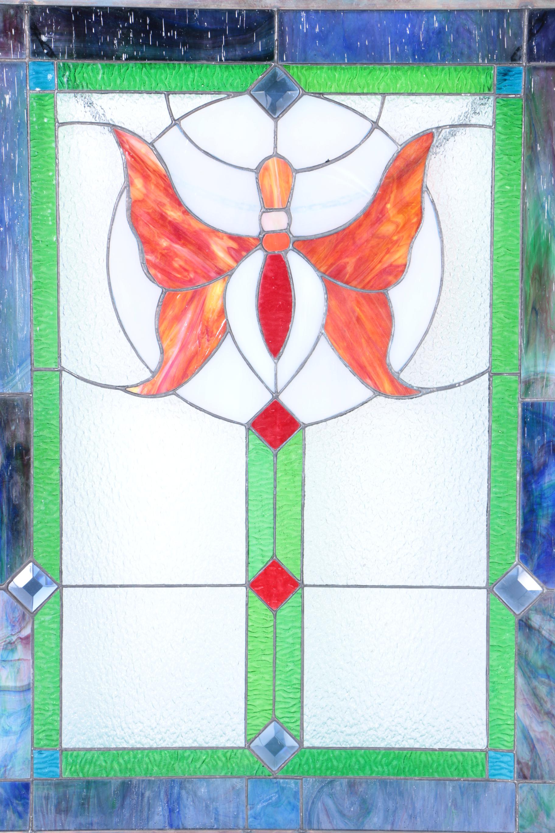 Stained Glass Window Panel
