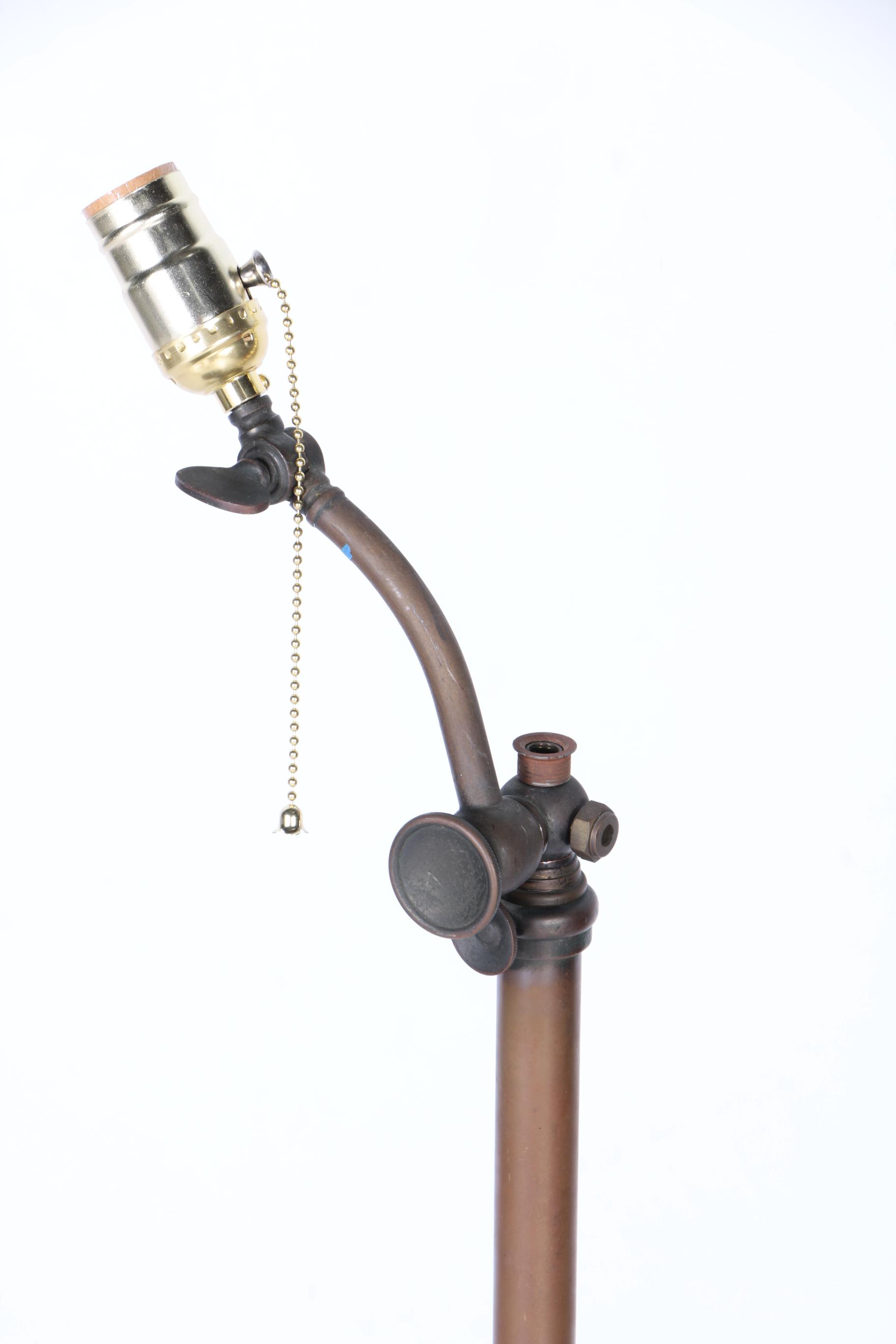 Metal Adjustable Bridge Arm Floor Lamp