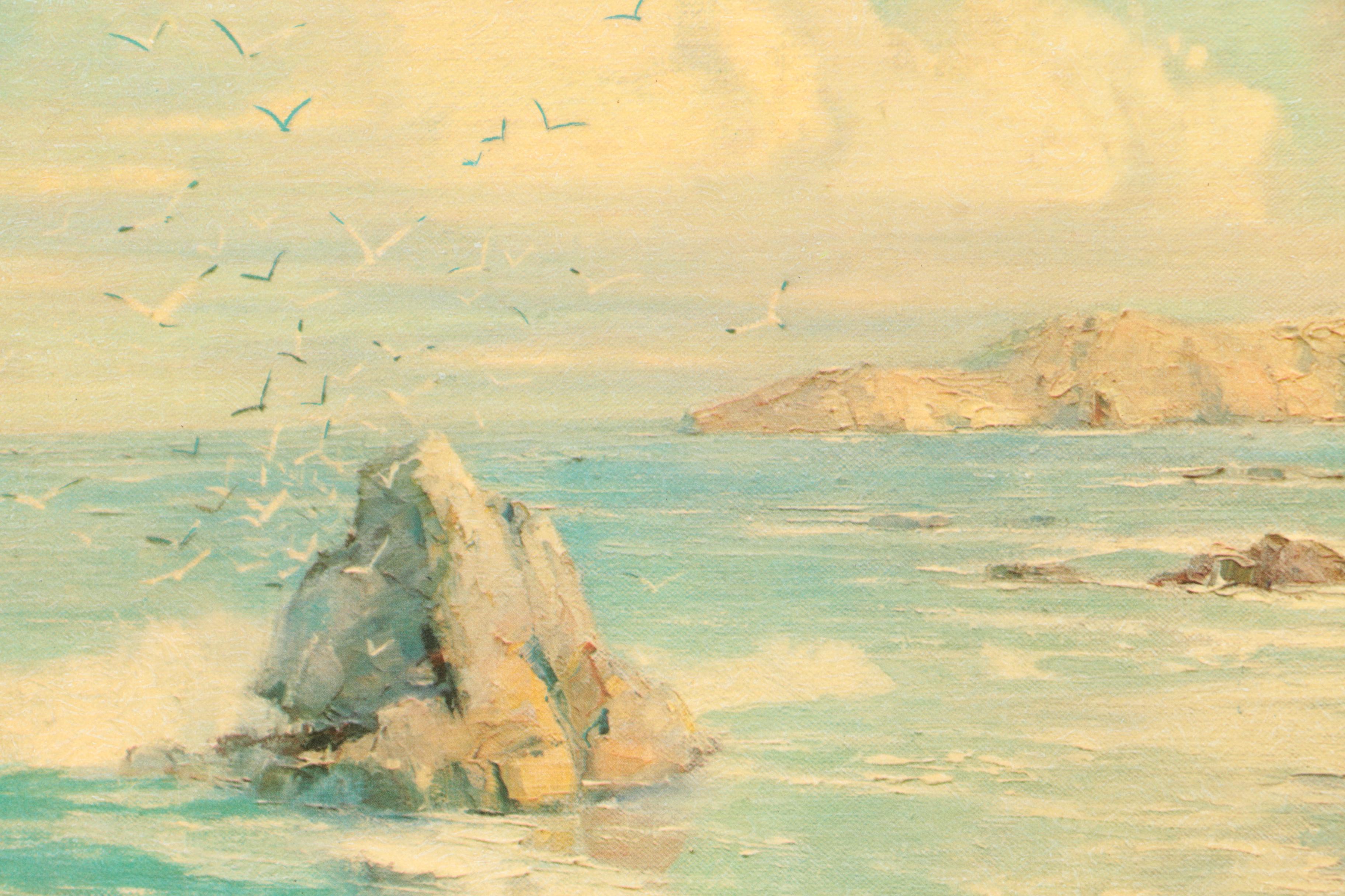 Offset Lithograph on Paper After "Ebb Tide" by Bennett Bradbury