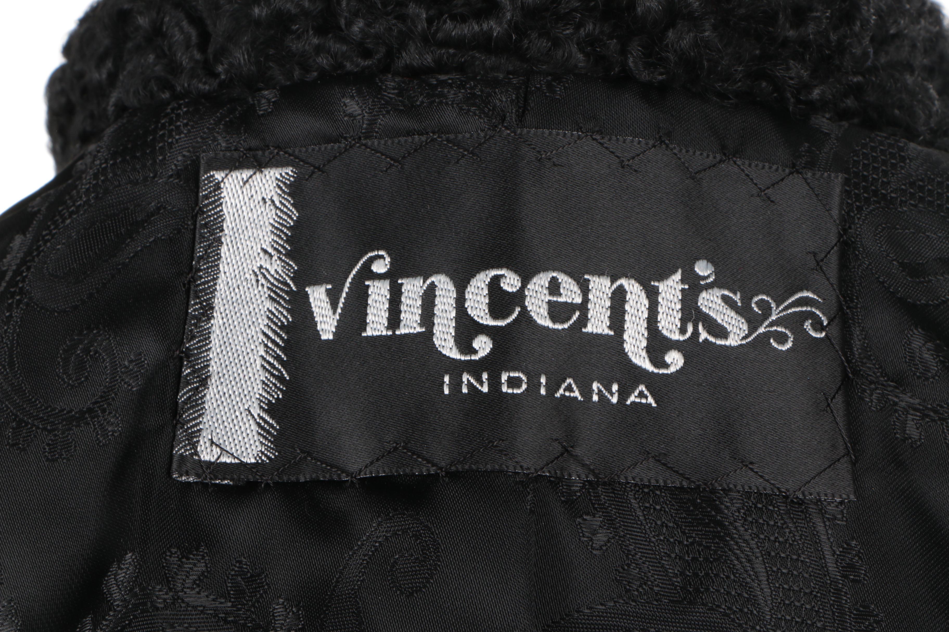 Vintage Black Persian Lamb Fur Jacket