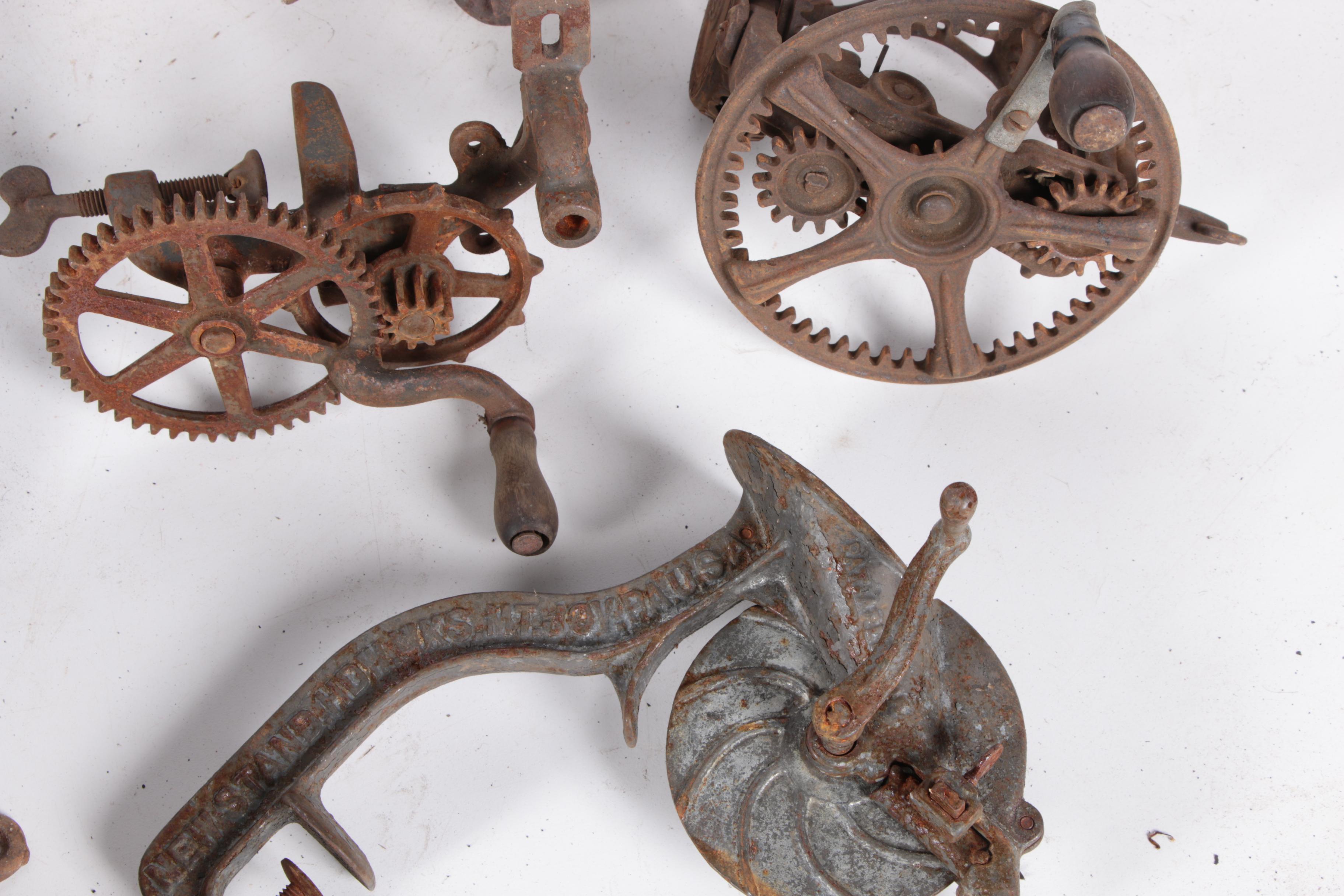 Assorted Metal Tools and Equipment