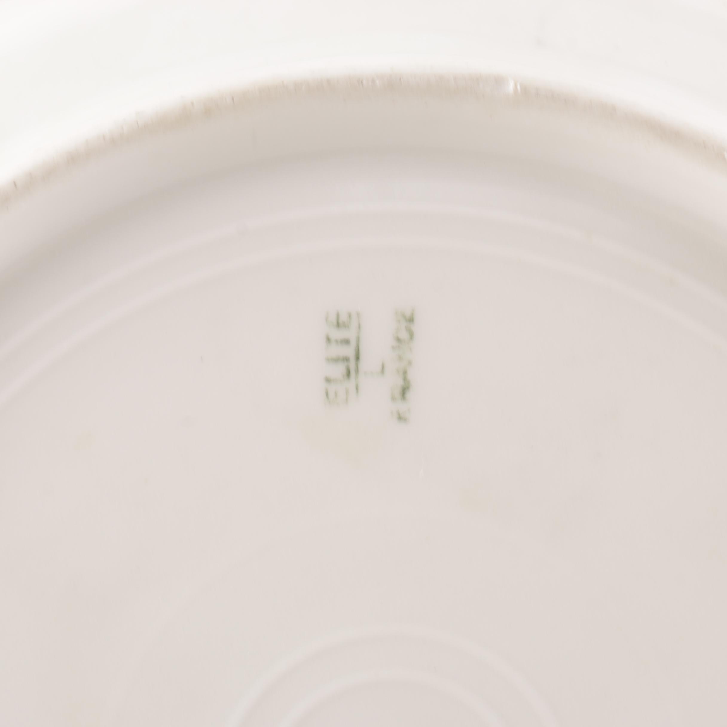 Early 20th Century Limoges Porcelain Cover and Dish