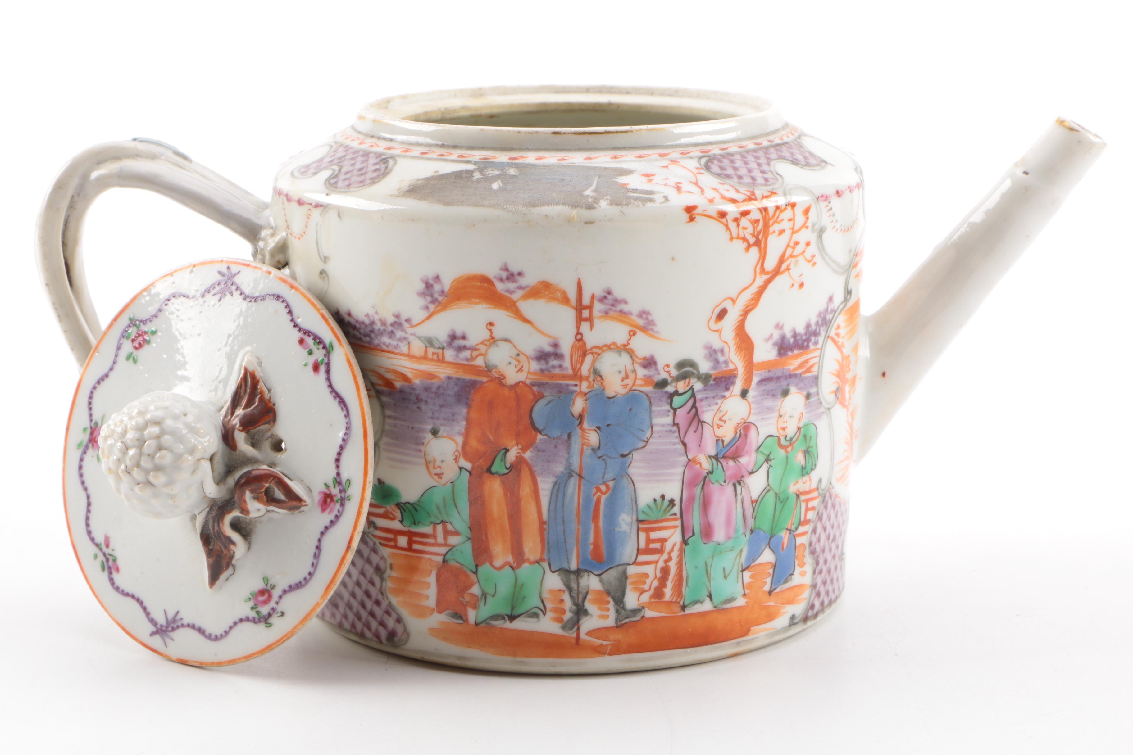 Antique Chinese Porcelain Teapot