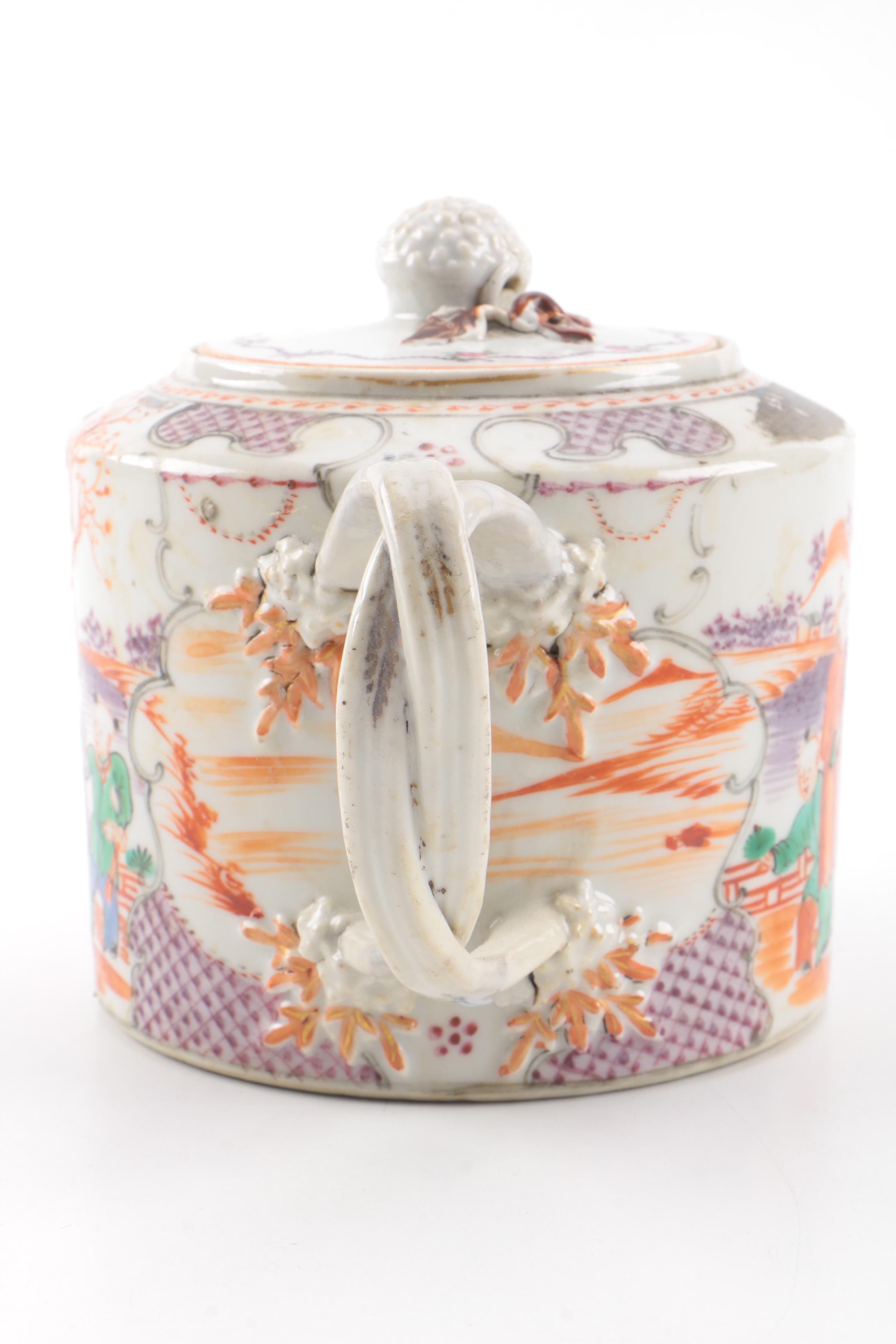 Antique Chinese Porcelain Teapot