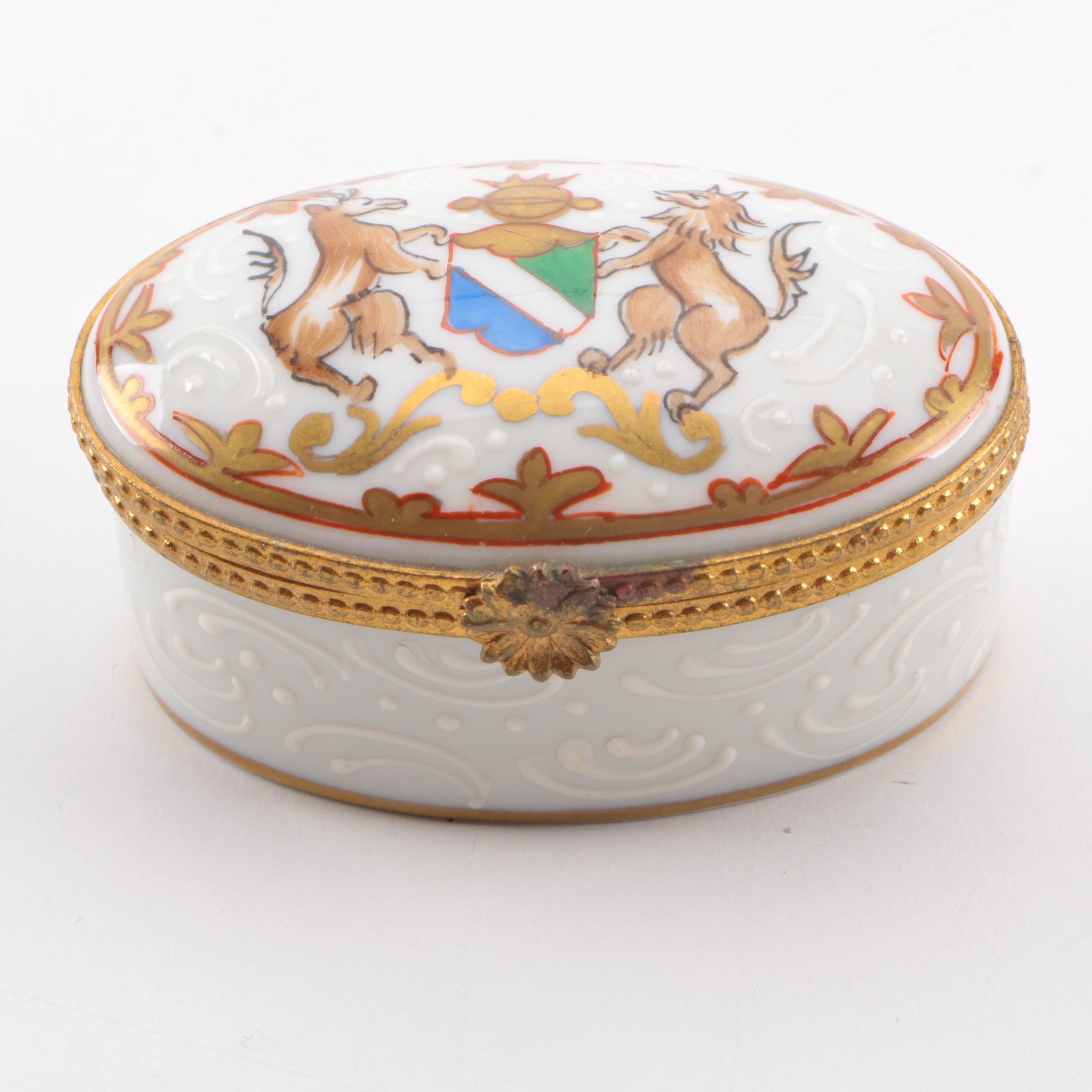 Limoges Porcelain Trinket Box