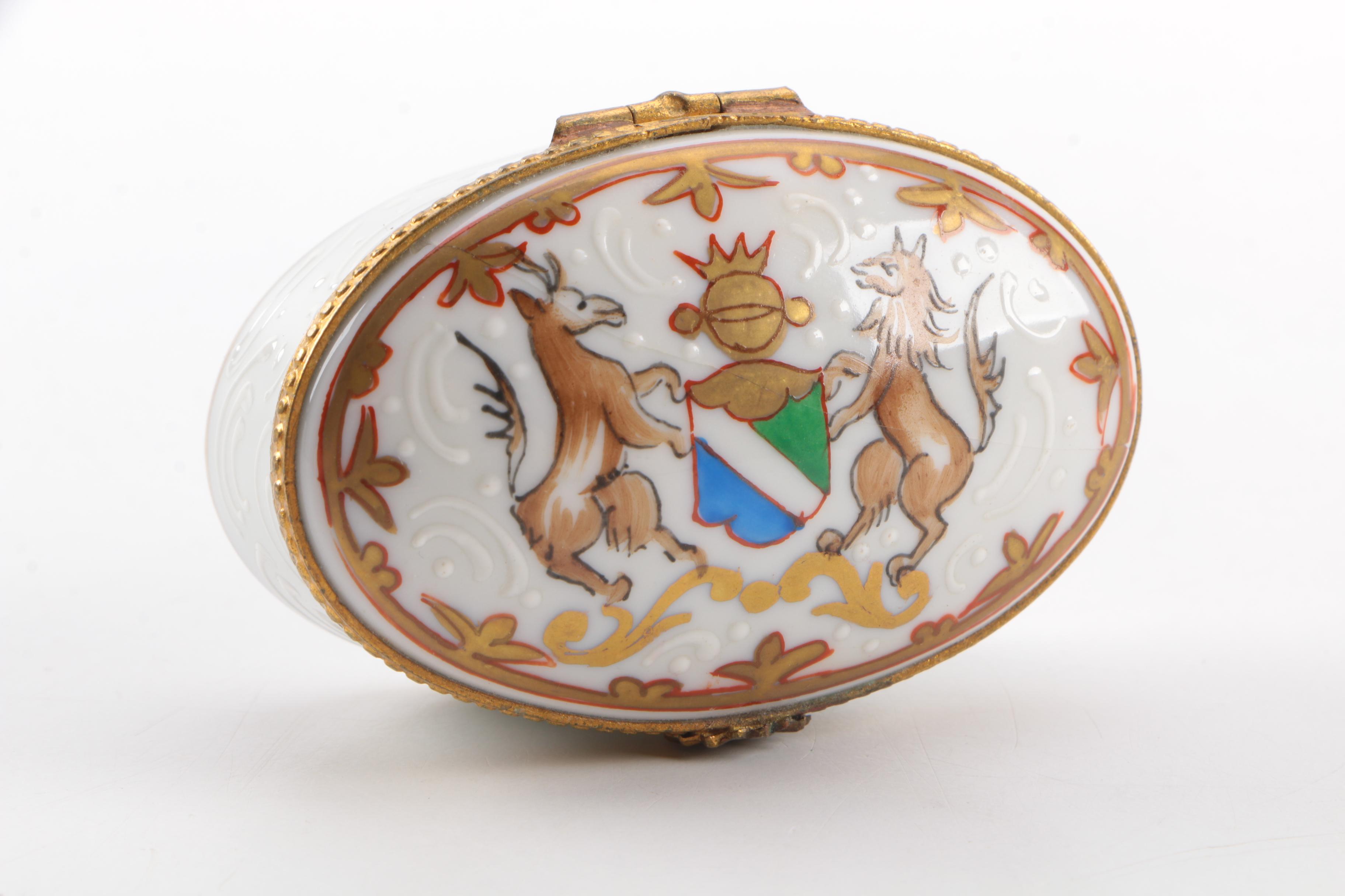 Limoges Porcelain Trinket Box