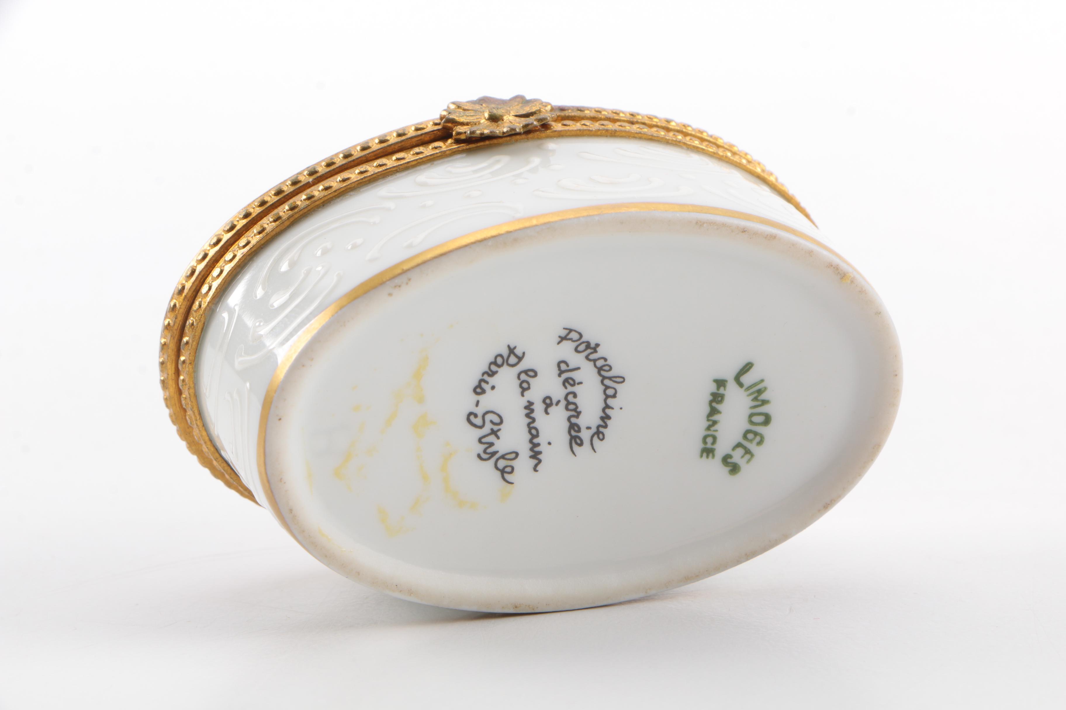 Limoges Porcelain Trinket Box