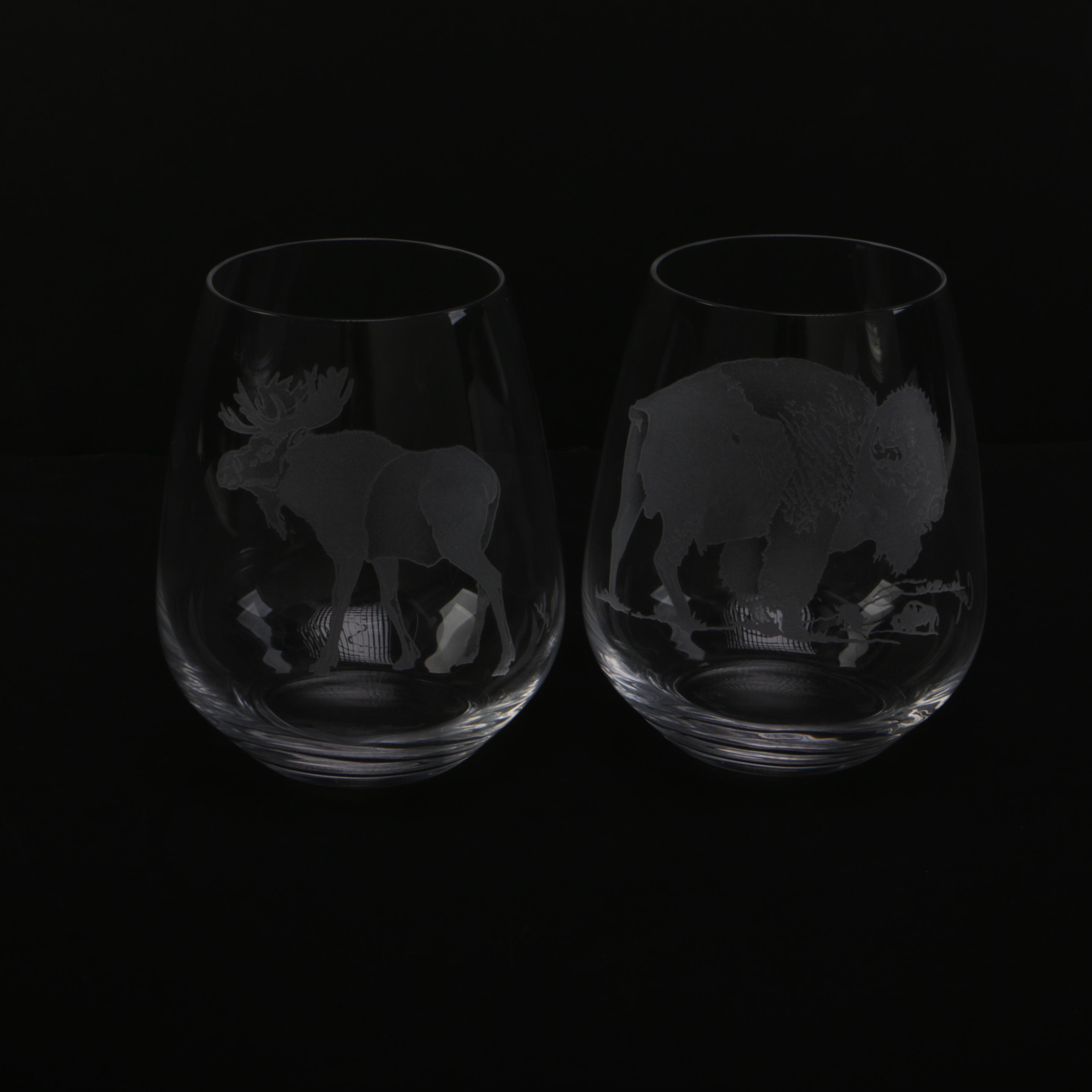 Luigi Bormioli Stemless Wine Glasses