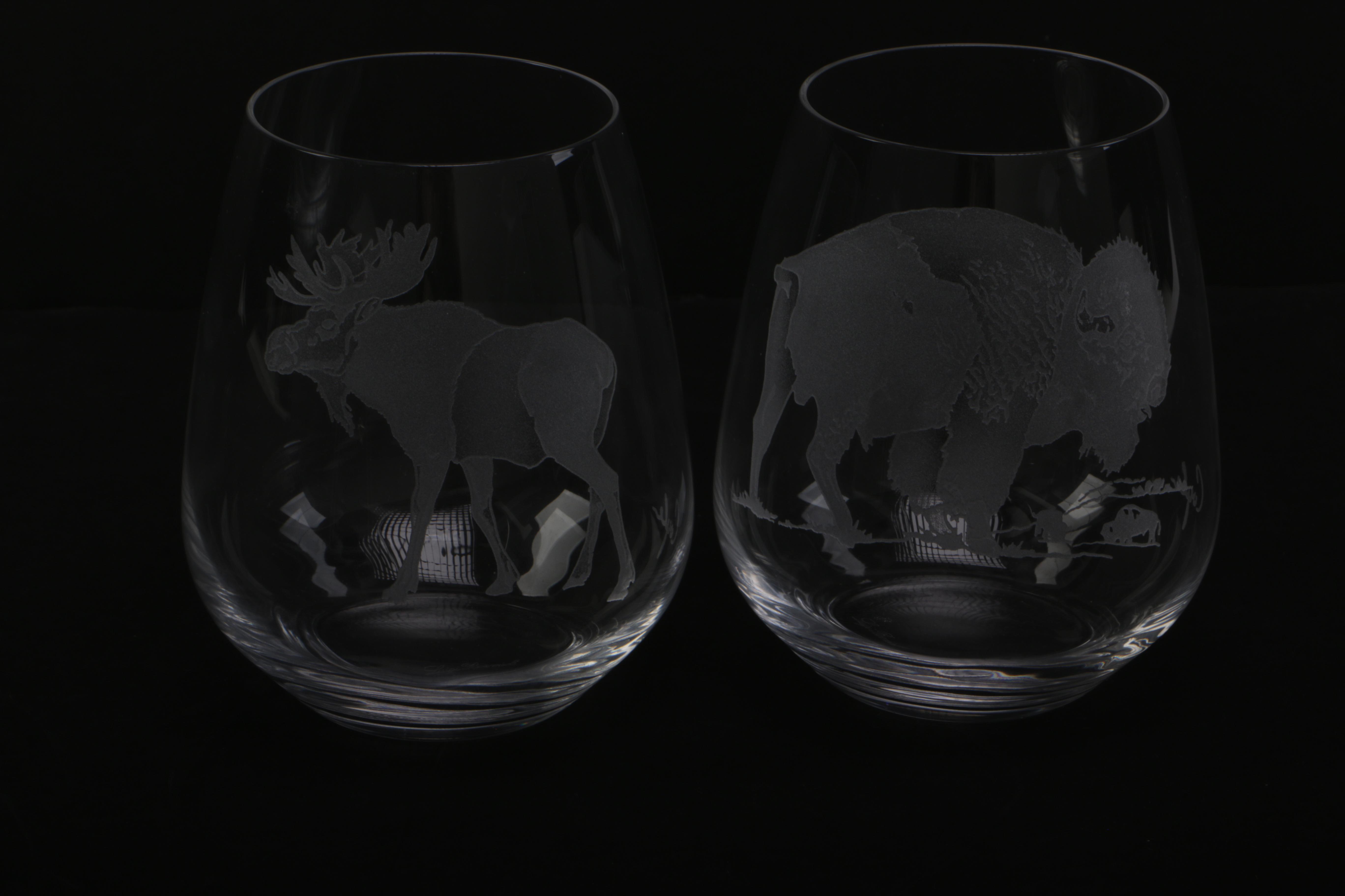 Luigi Bormioli Stemless Wine Glasses