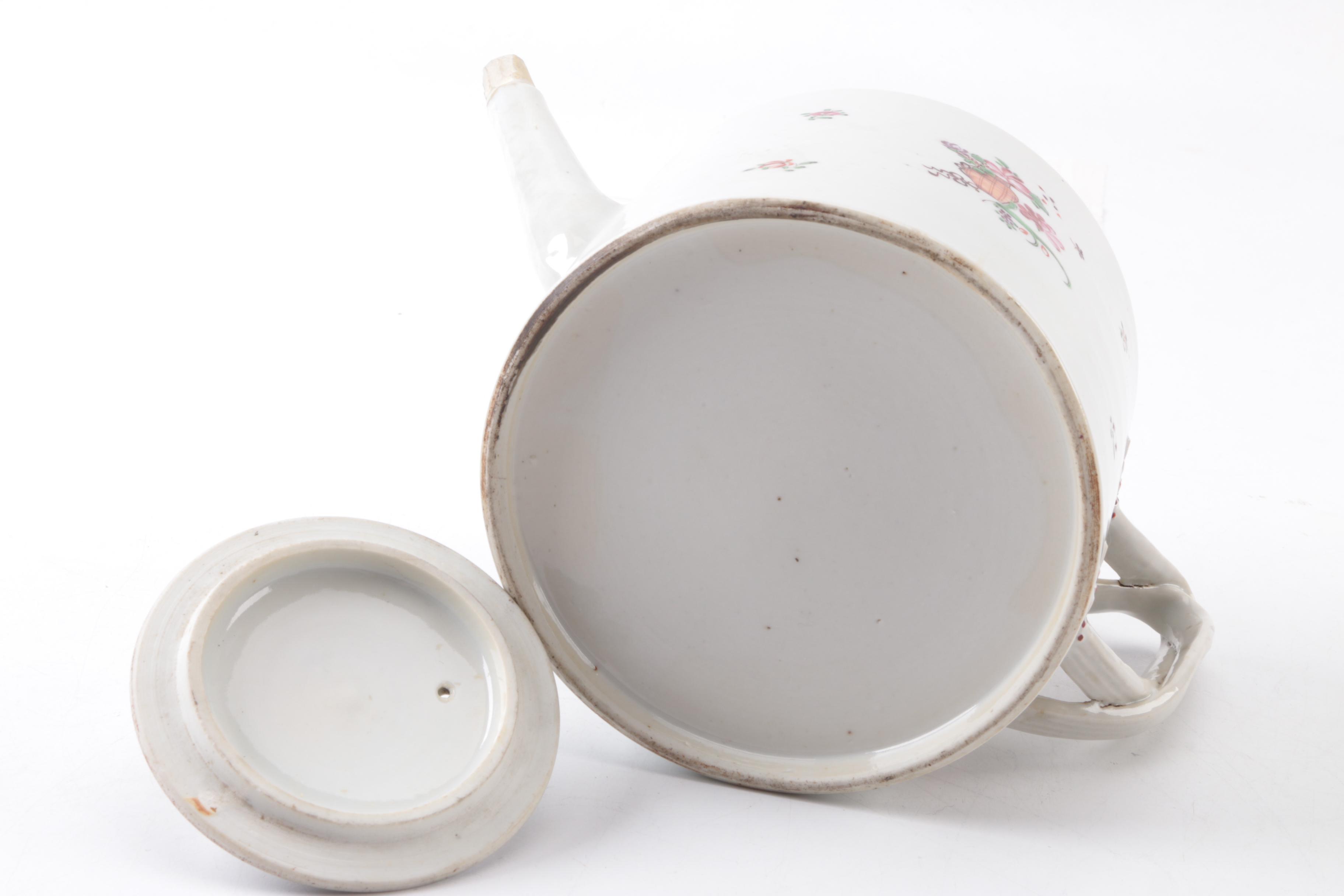 Antique Hand-Painted Porcelain Tableware