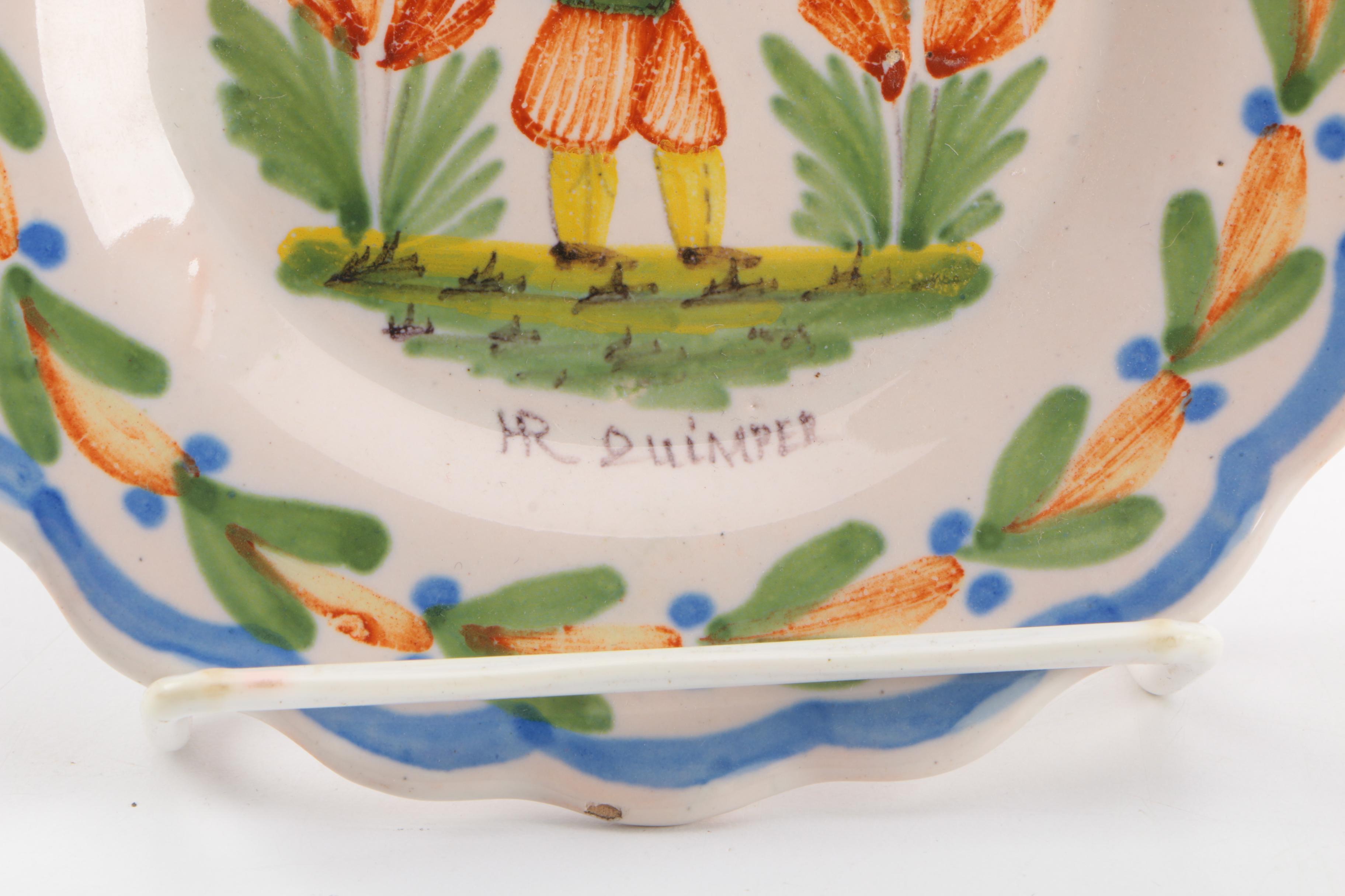 Henriot Quimper French Faience Dinnerware
