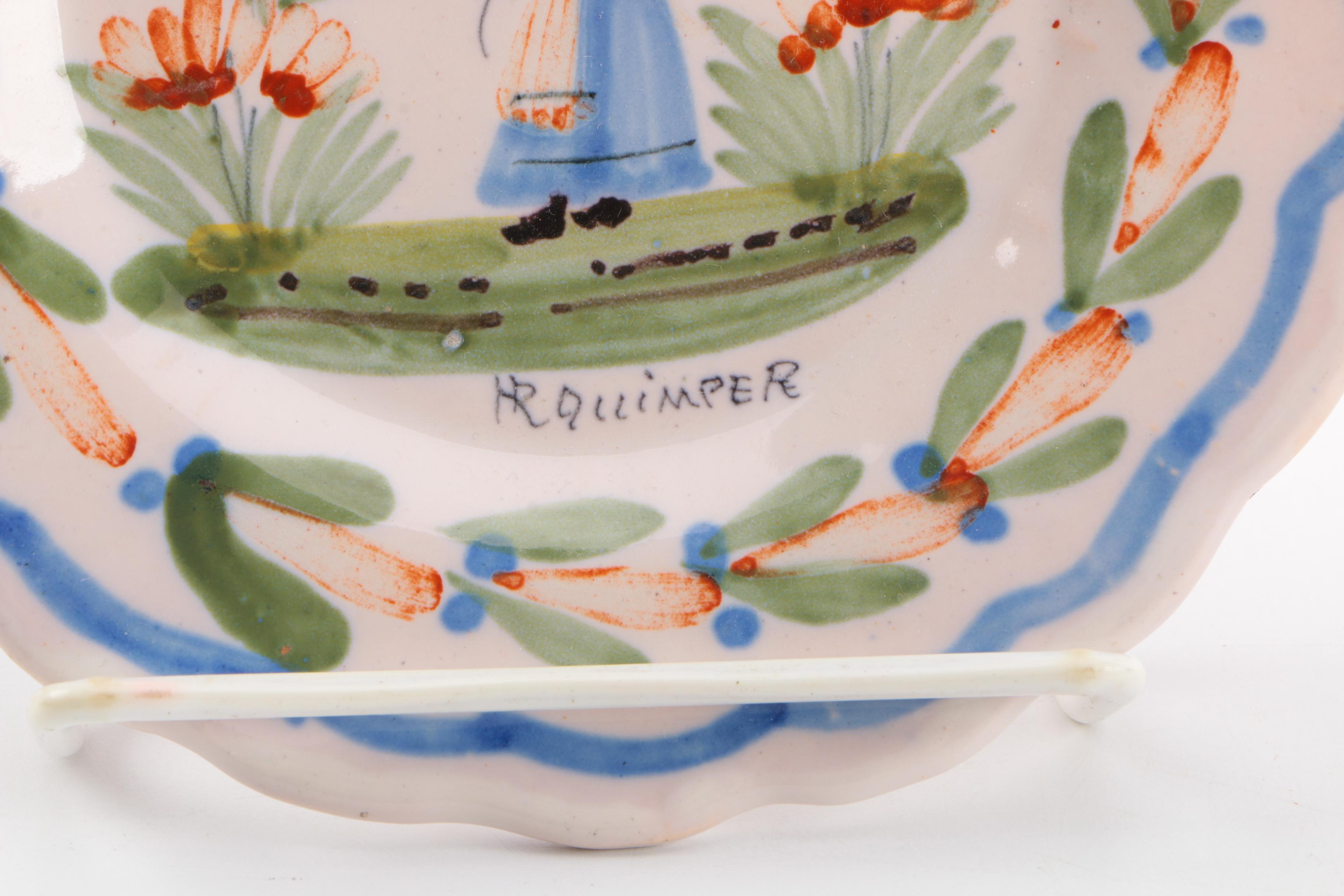 Henriot Quimper French Faience Dinnerware