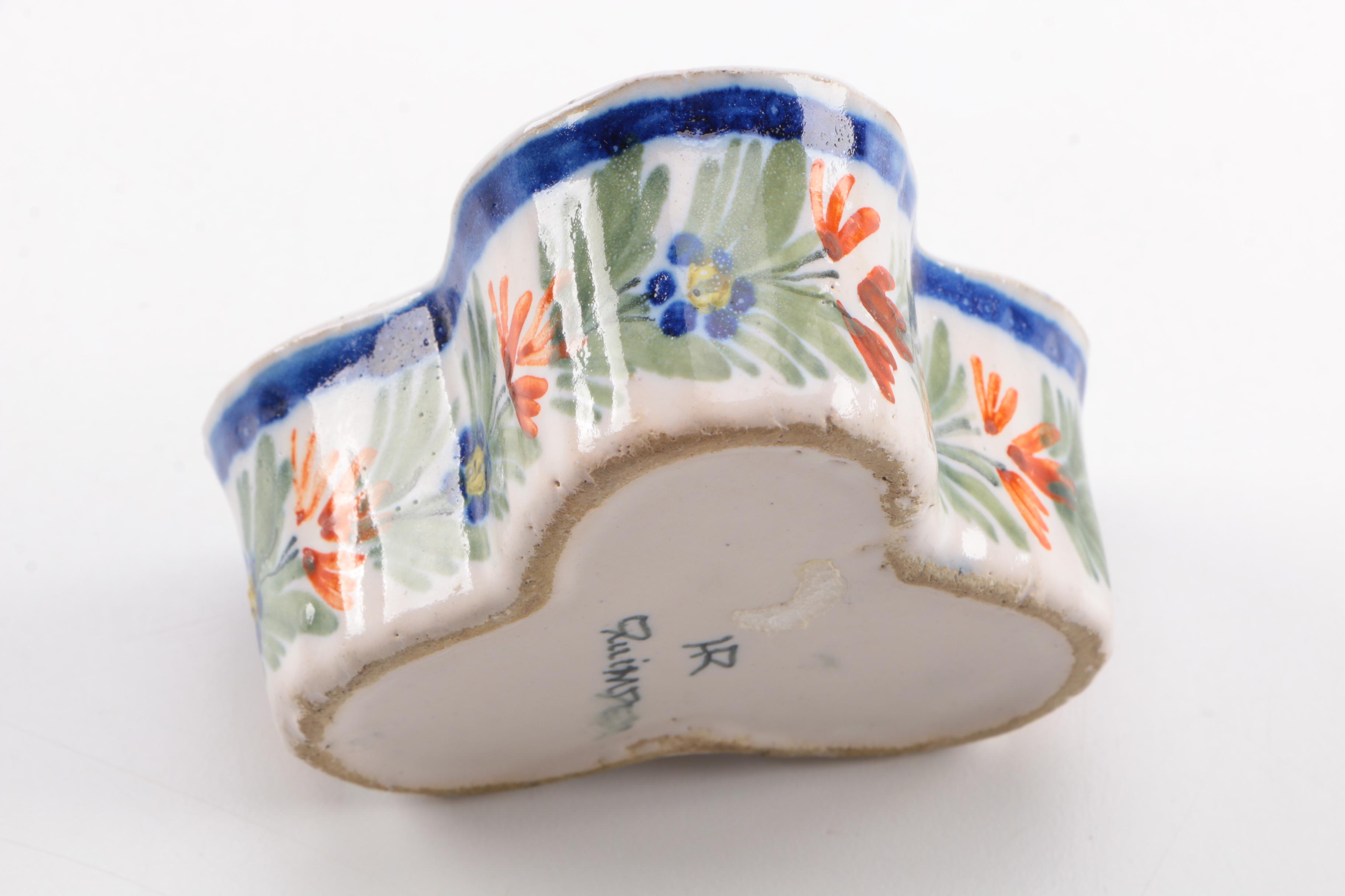 Henriot Quimper French Faience Dinnerware
