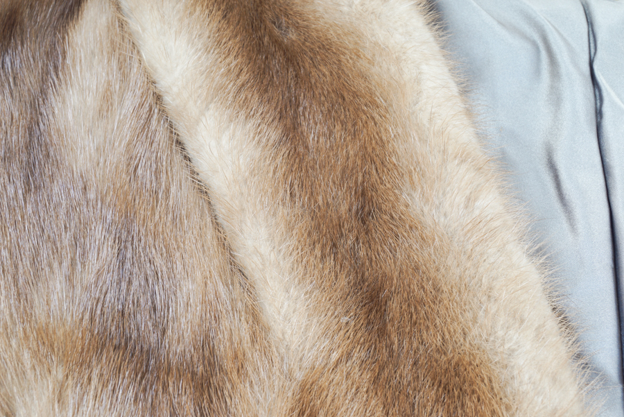Vintage Mink Fur Cape