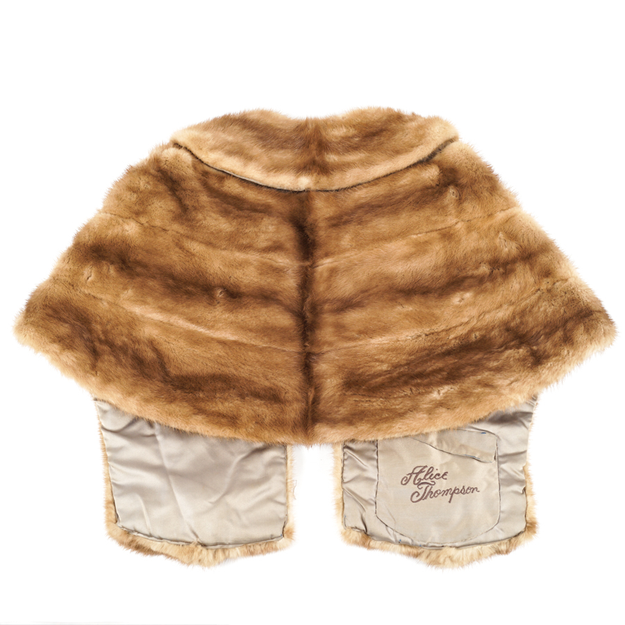 Vintage Mink Fur Cape