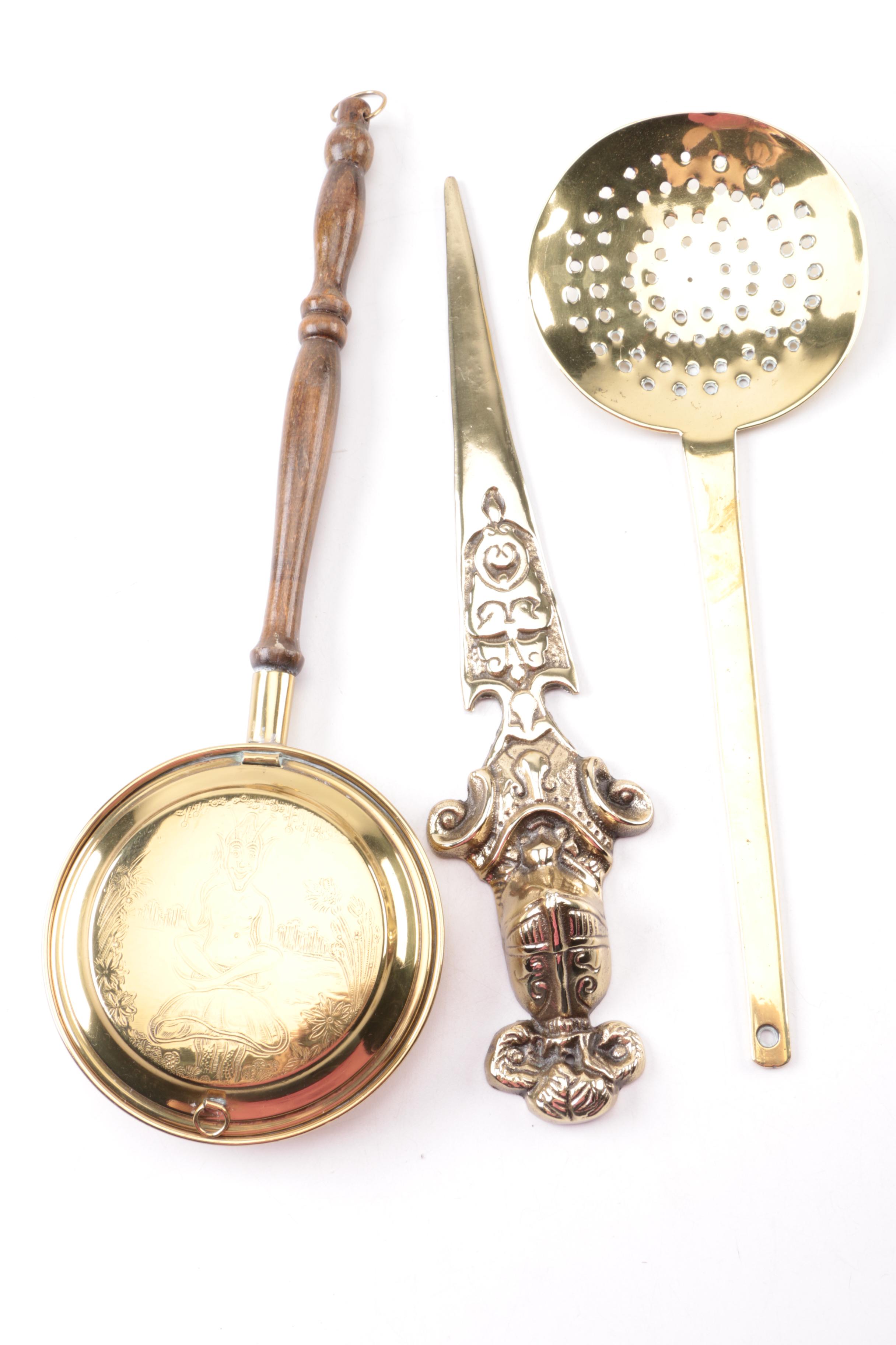 Goldtone Metal Decor Collection