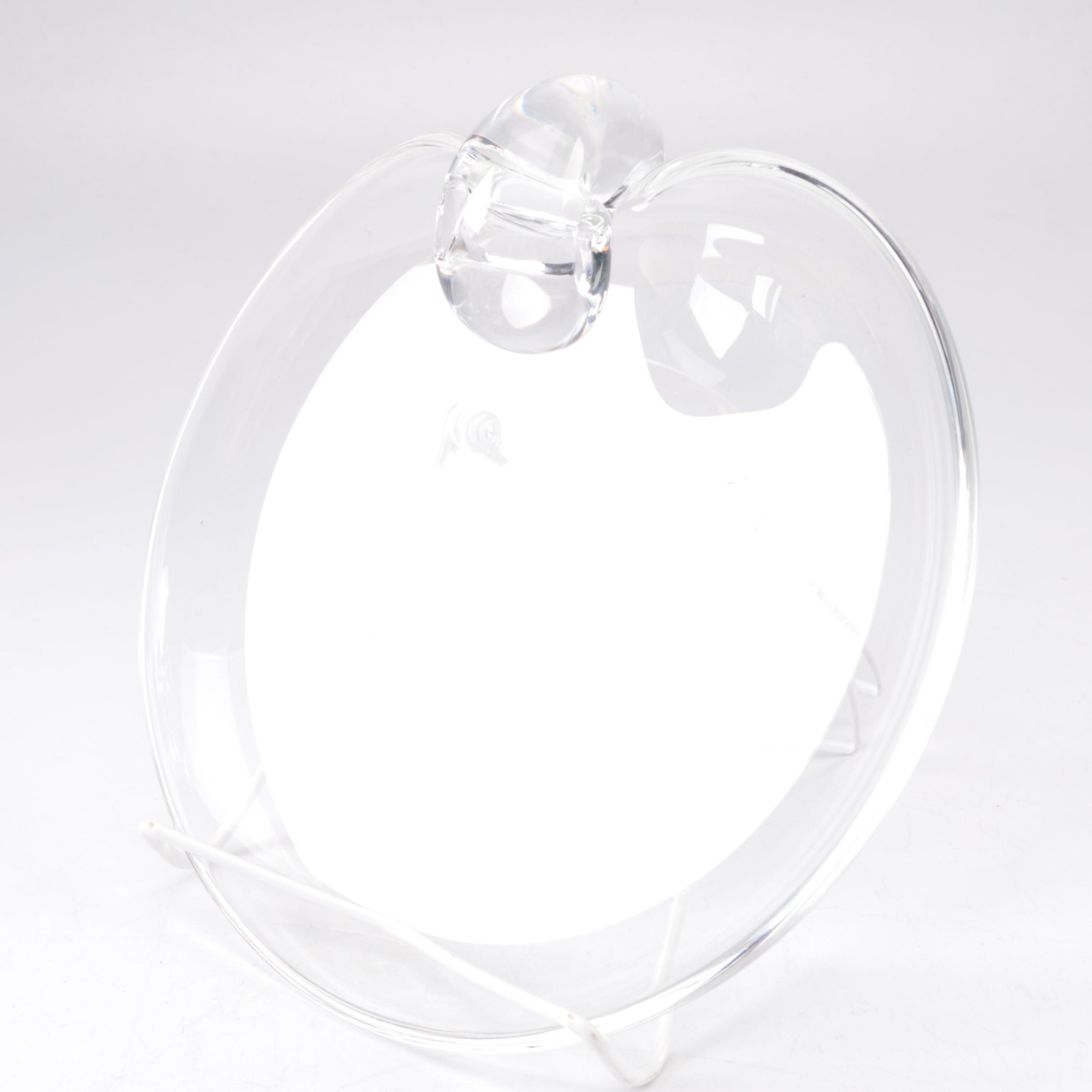 Steuben Art Glass Plate