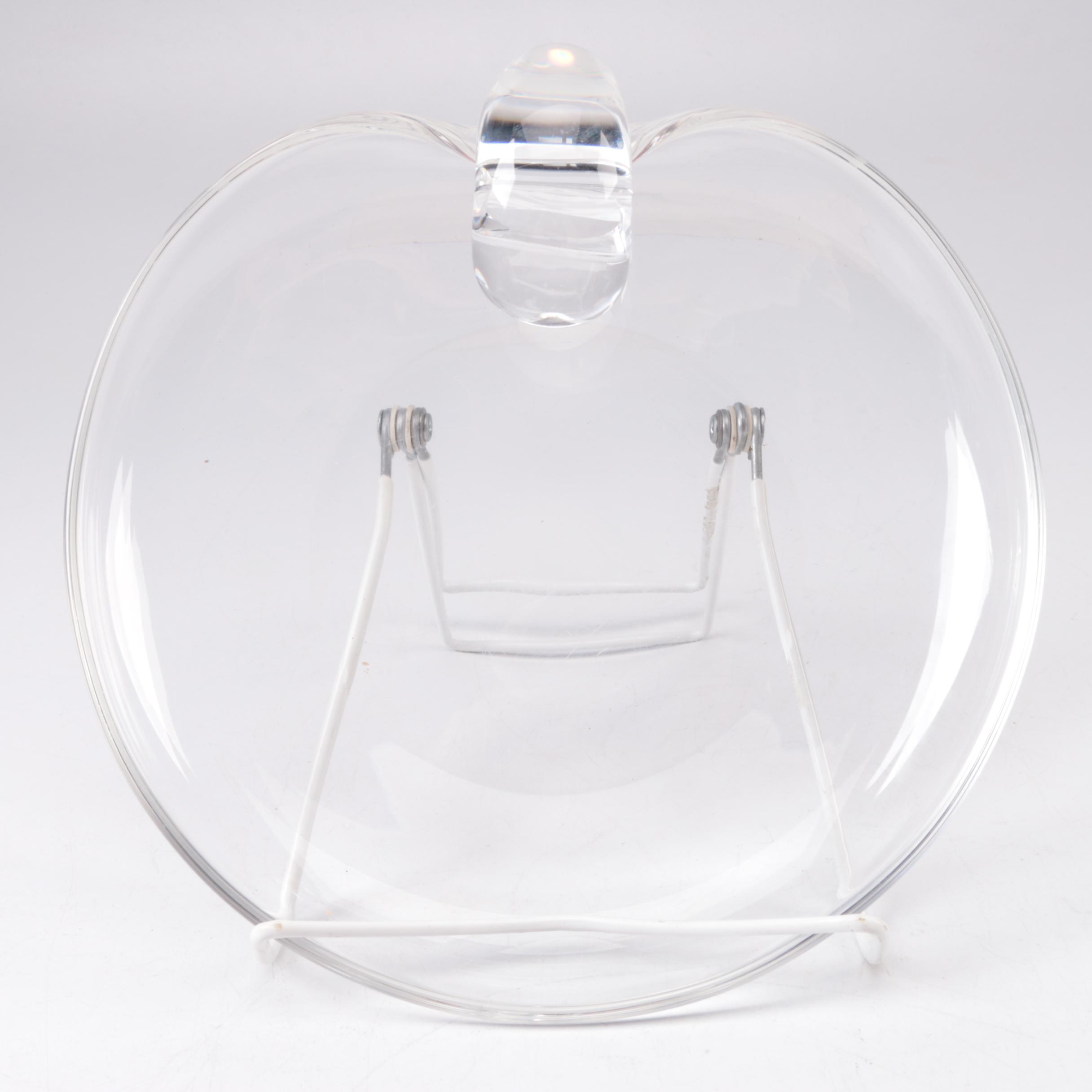 Steuben Art Glass Plate