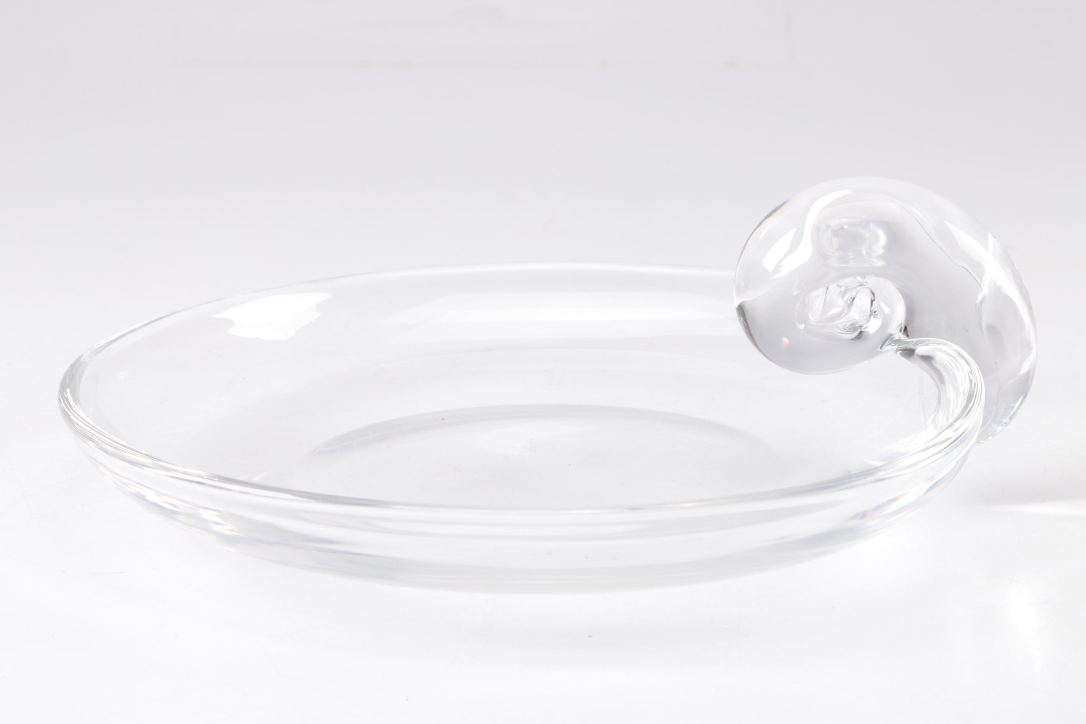 Steuben Art Glass Plate