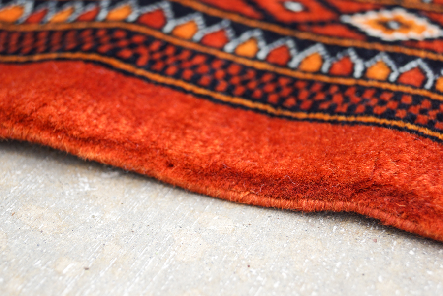 Hand-Knotted Pakistani Salor Bokhara Area Rug