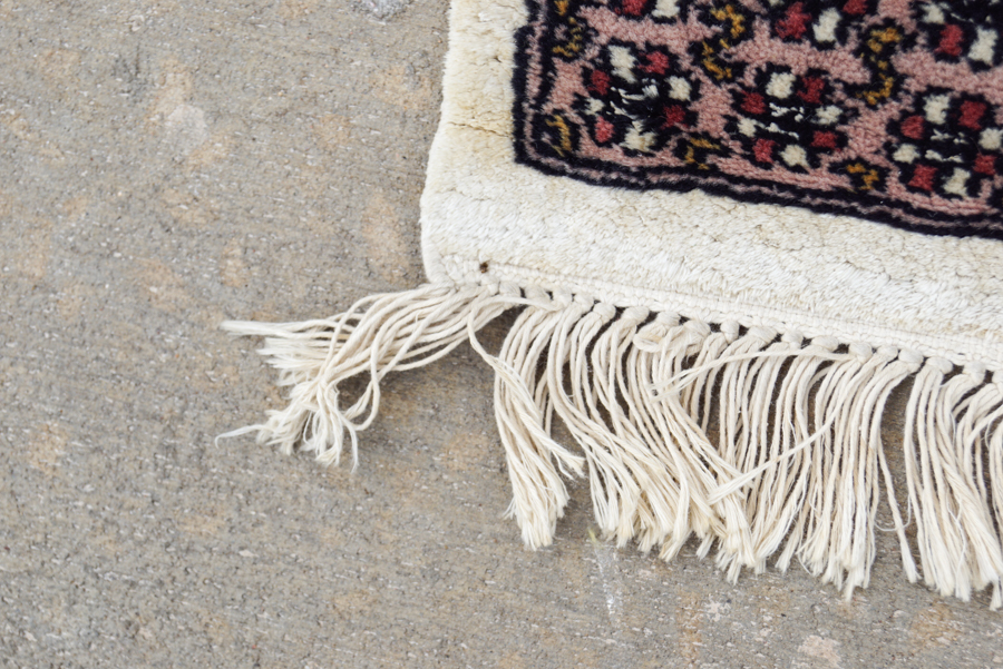 Hand-Knotted Sino-Turkmen Area Rug