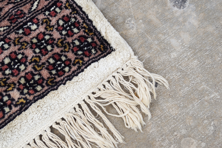 Hand-Knotted Sino-Turkmen Area Rug