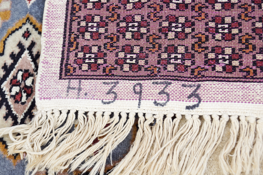 Hand-Knotted Sino-Turkmen Area Rug