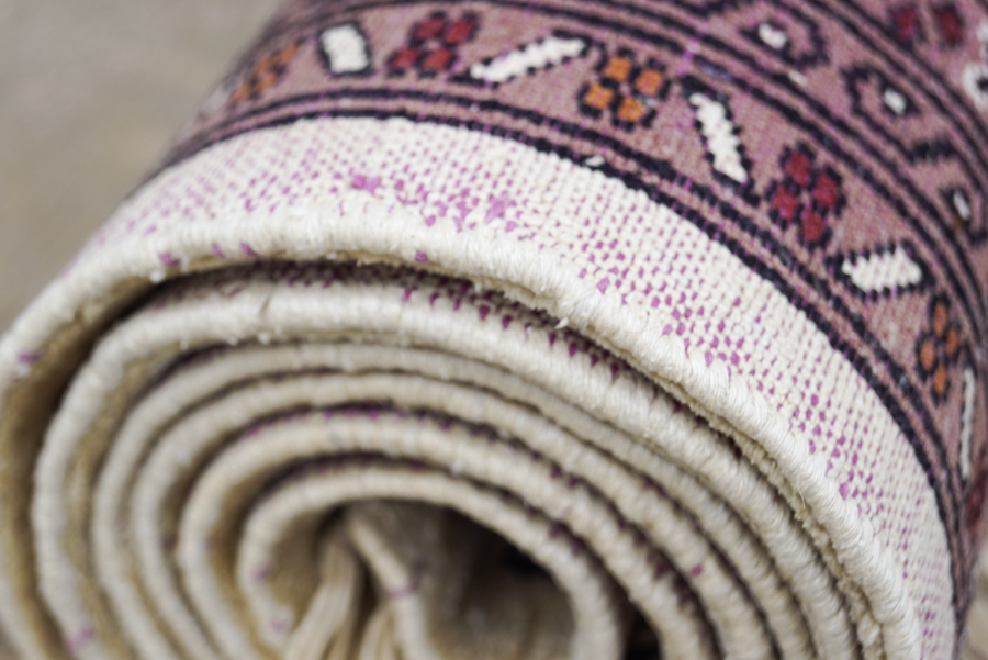 Hand-Knotted Sino-Turkmen Area Rug