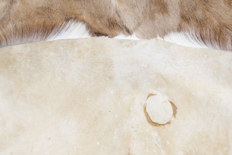 Circular Antelope Fur Area Rug