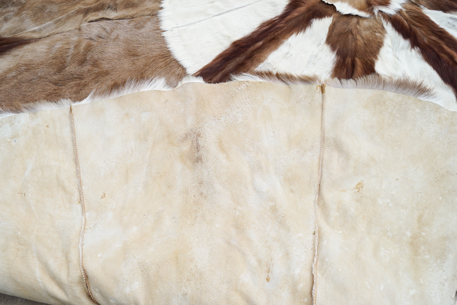 Circular Antelope Fur Area Rug