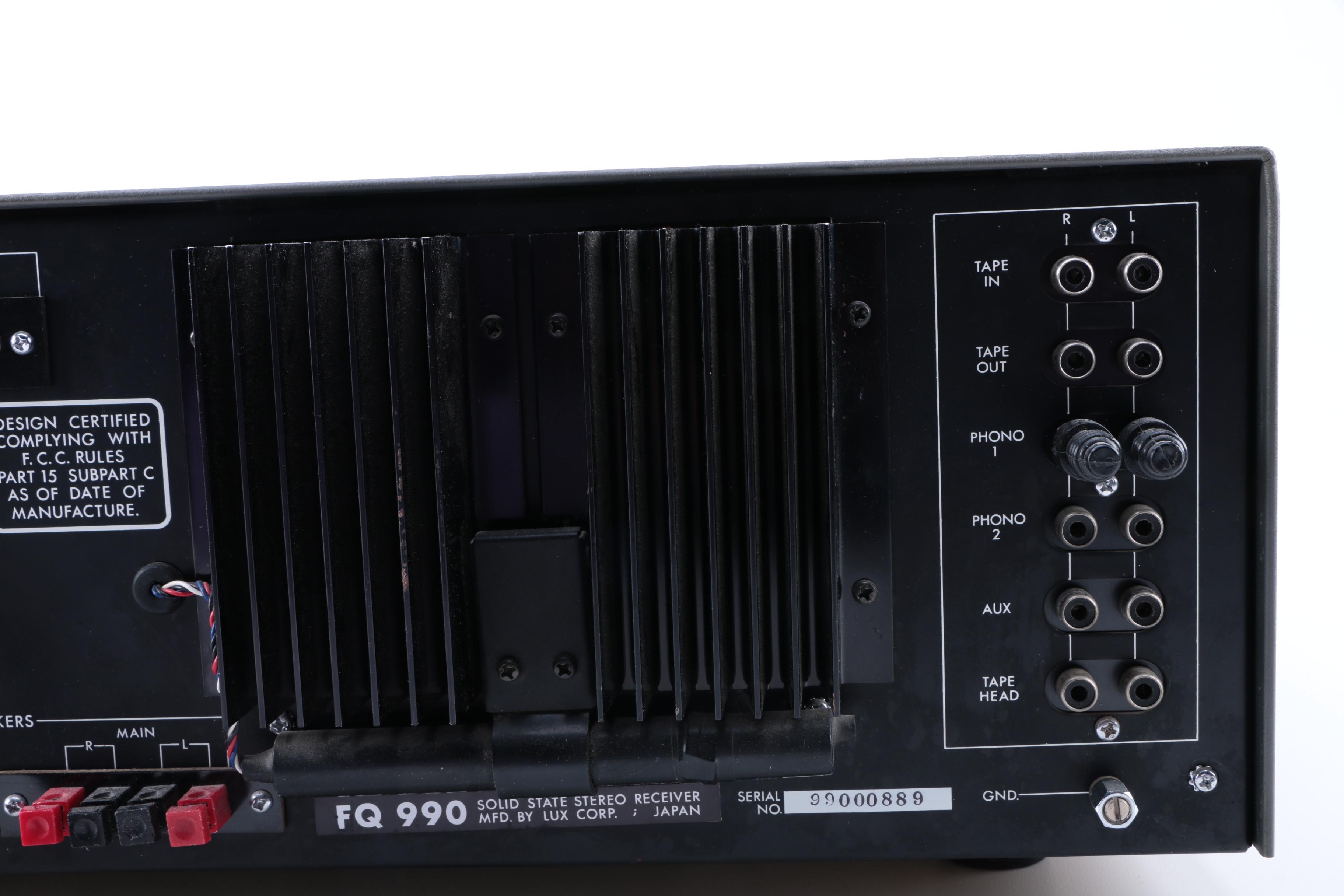 Luxman FQ 990 Solid State AM/FM Stereo Receiver