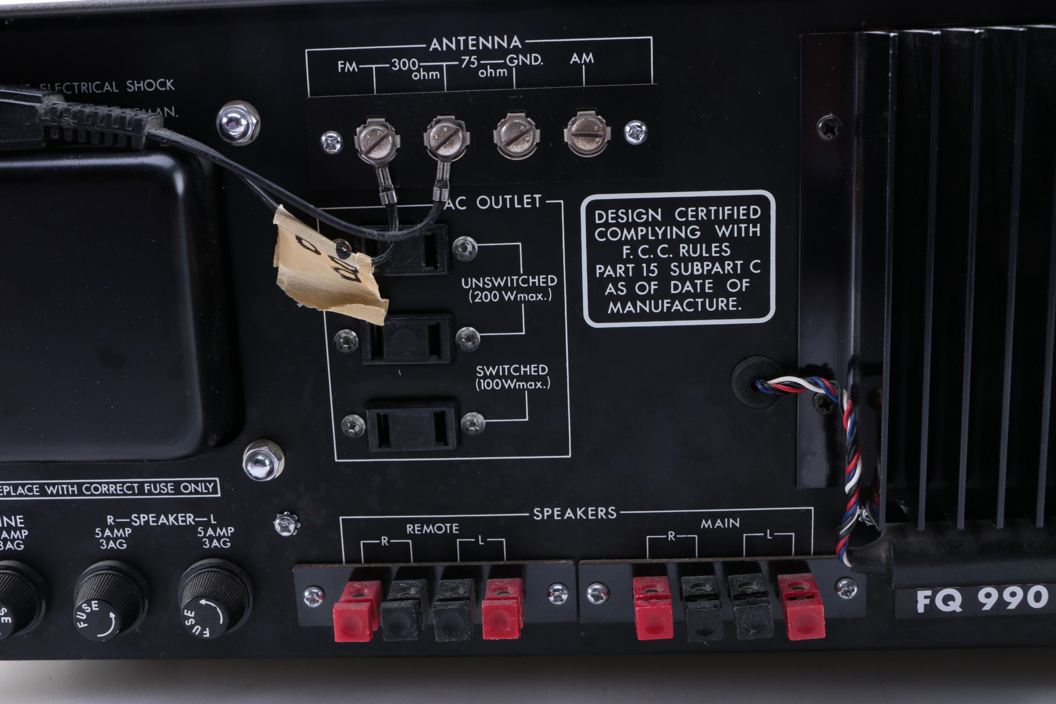 Luxman FQ 990 Solid State AM/FM Stereo Receiver