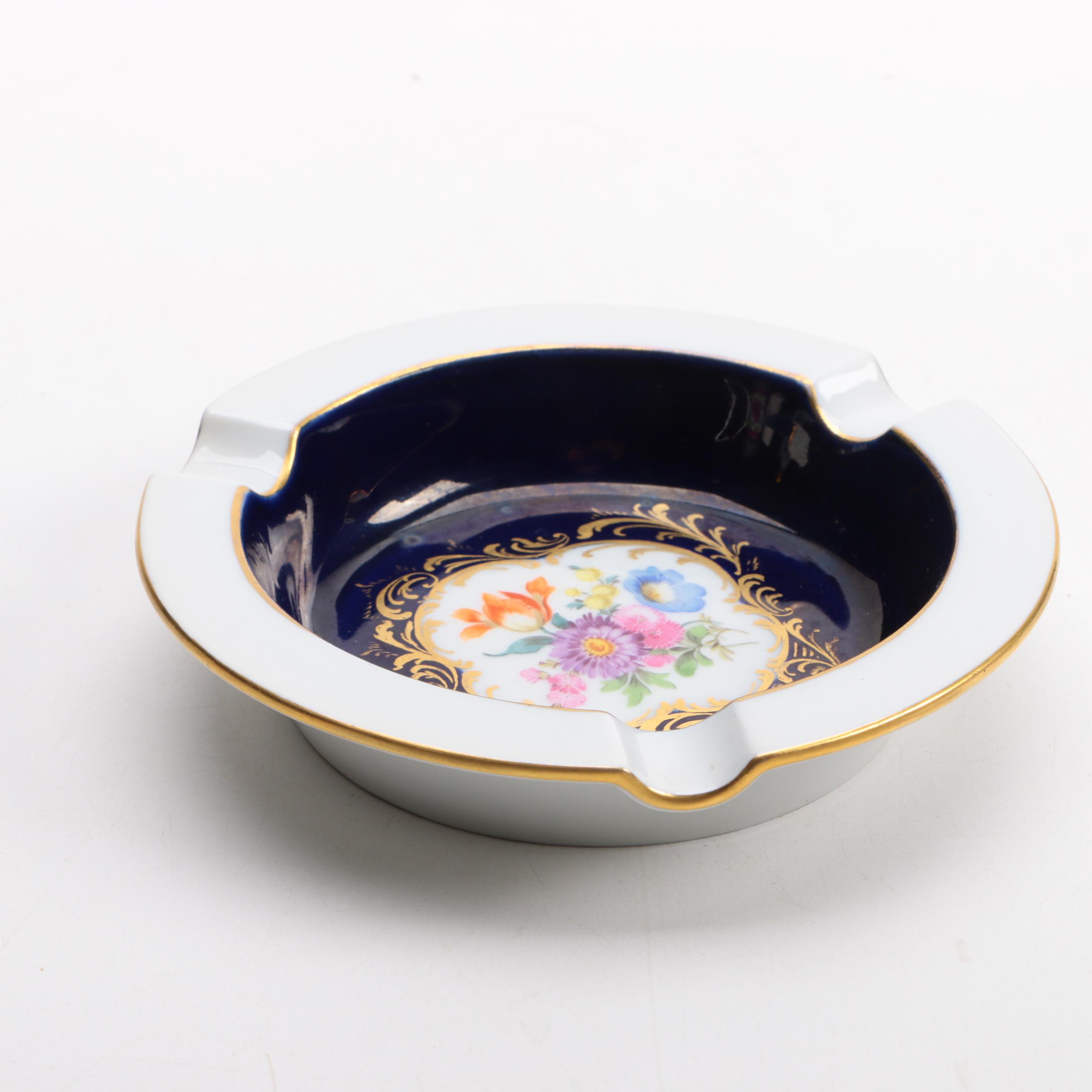Meissen Porcelain Ash Receiver