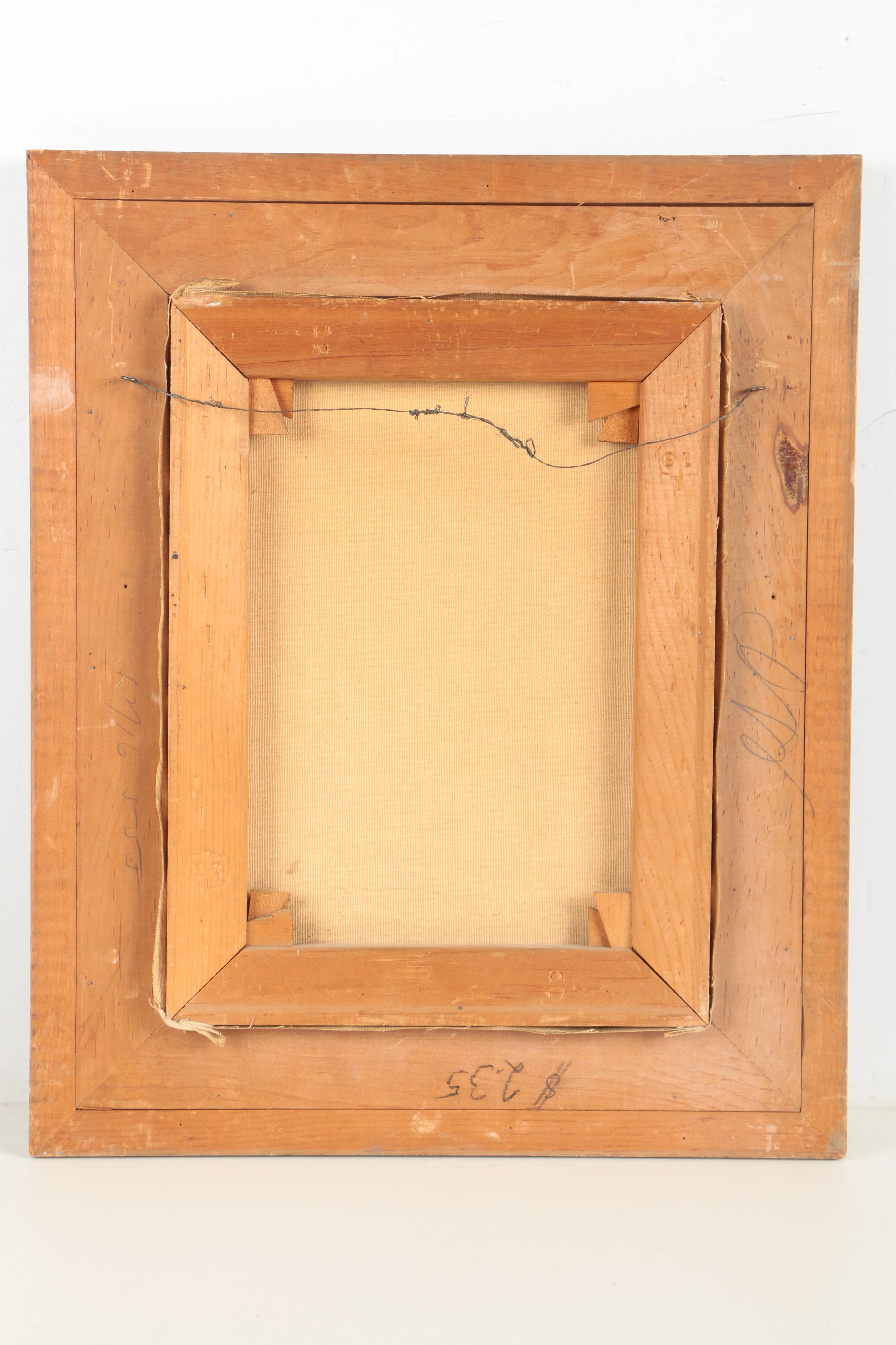 Signed Original Oil Painting of Forest Path